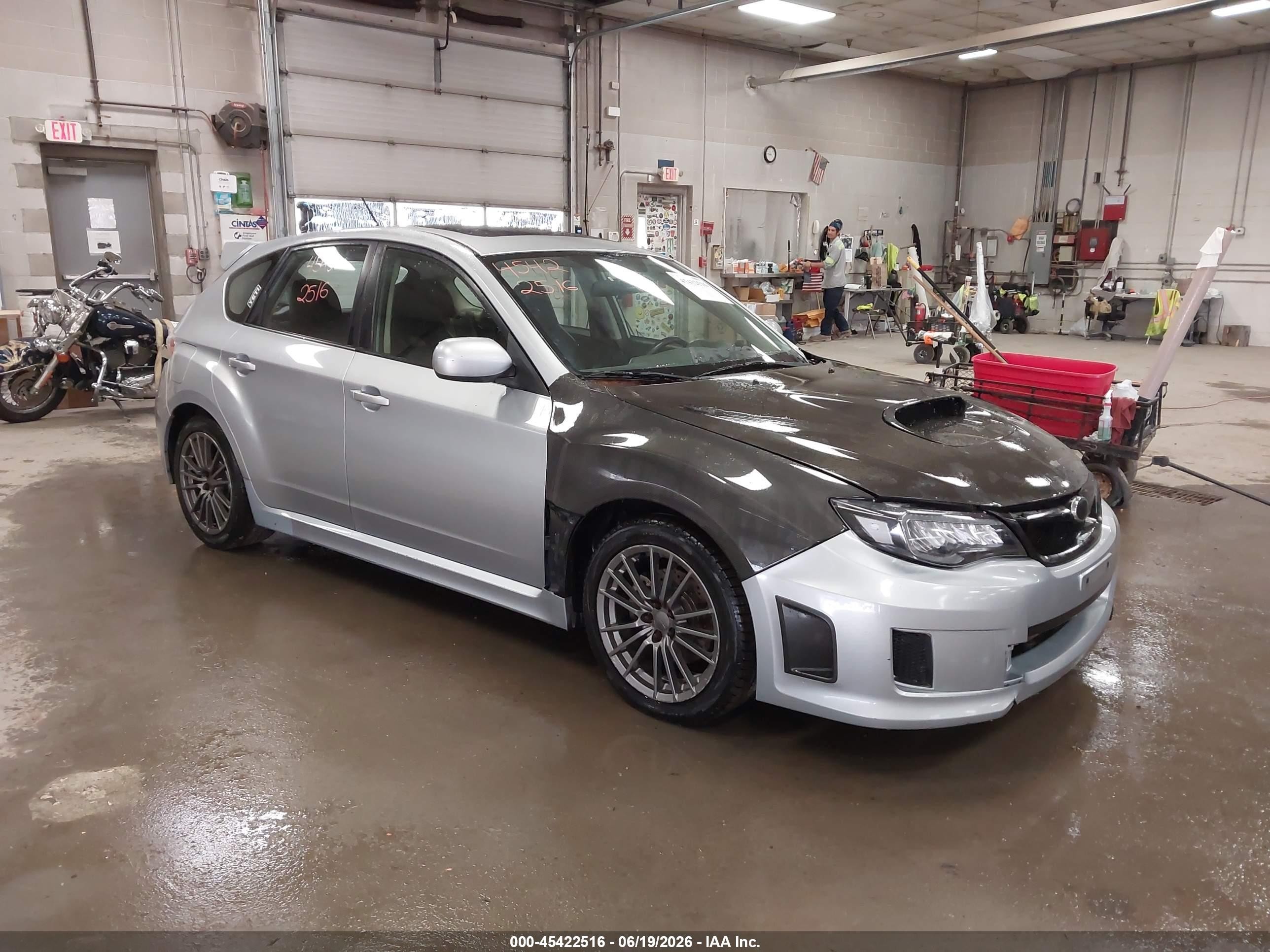 2012 Subaru Impreza Wrx Limited Silver vin: JF1GR7E60CG222789