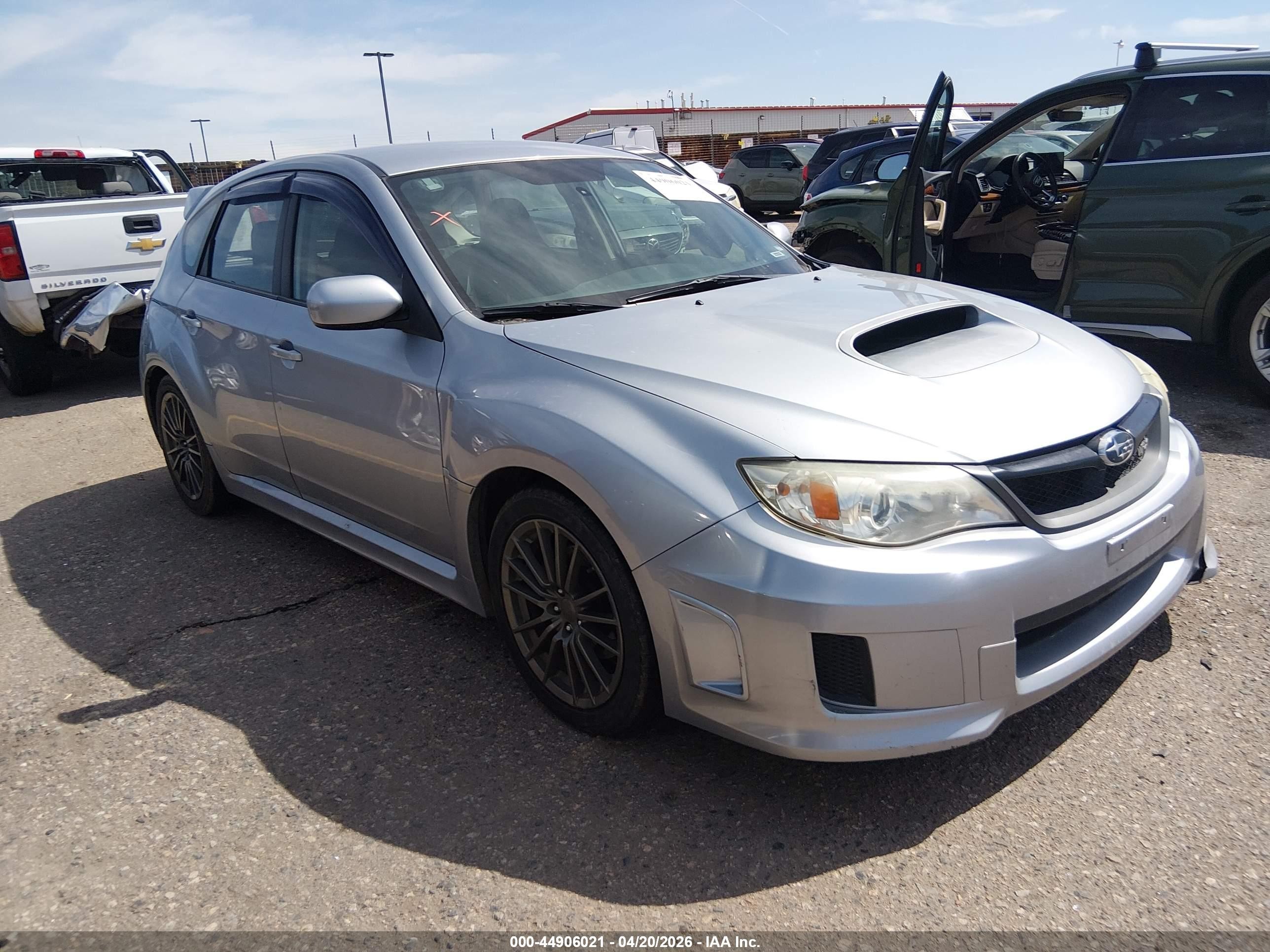 2012 Subaru Impreza Wrx Серебряный vin: JF1GR7E60CG225174