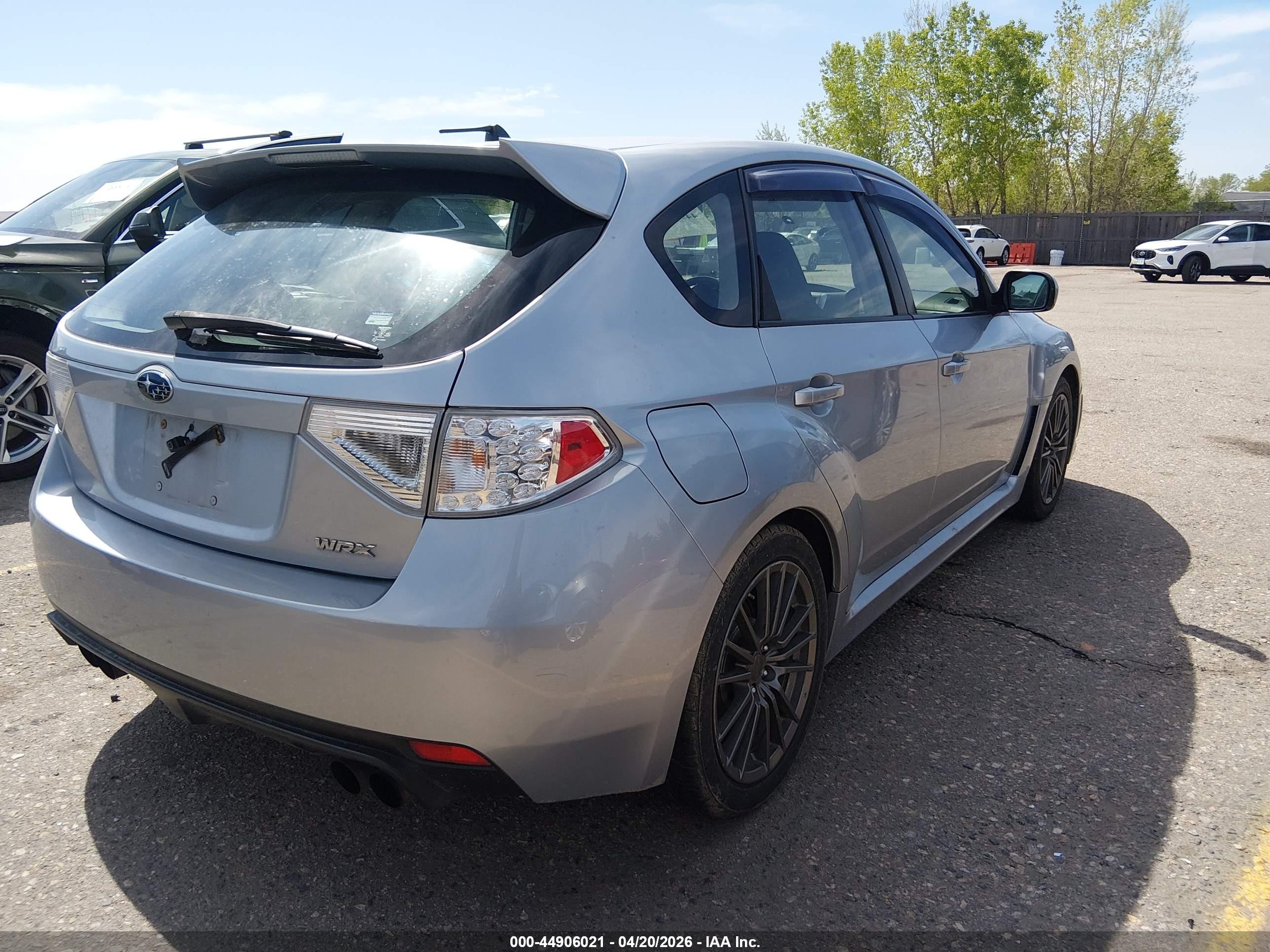 2012 Subaru Impreza Wrx Серебряный vin: JF1GR7E60CG225174