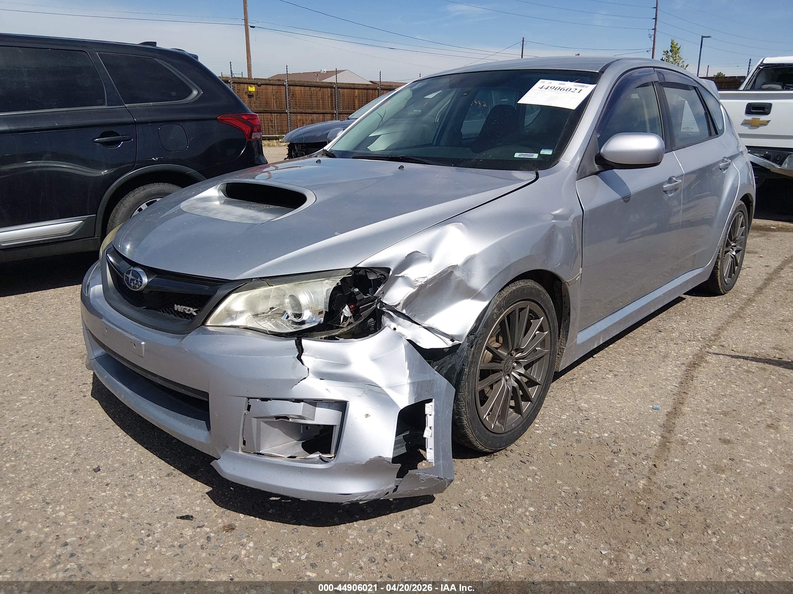2012 Subaru Impreza Wrx Серебряный vin: JF1GR7E60CG225174