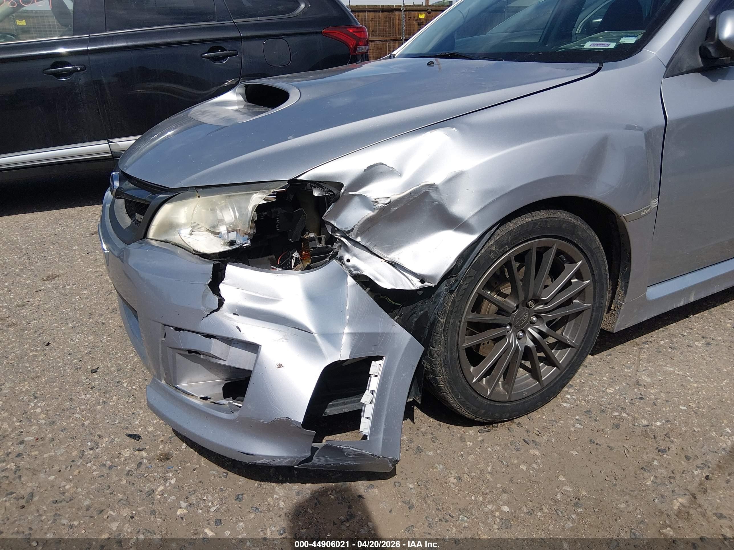 2012 Subaru Impreza Wrx Серебряный vin: JF1GR7E60CG225174