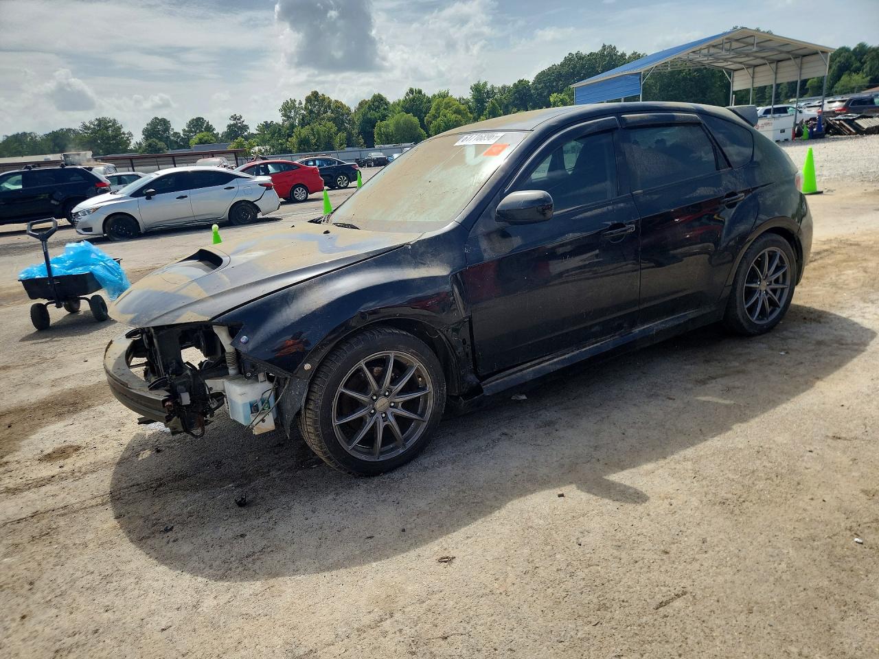 2012 Subaru Impreza Wrx Черный vin: JF1GR7E60CG233162