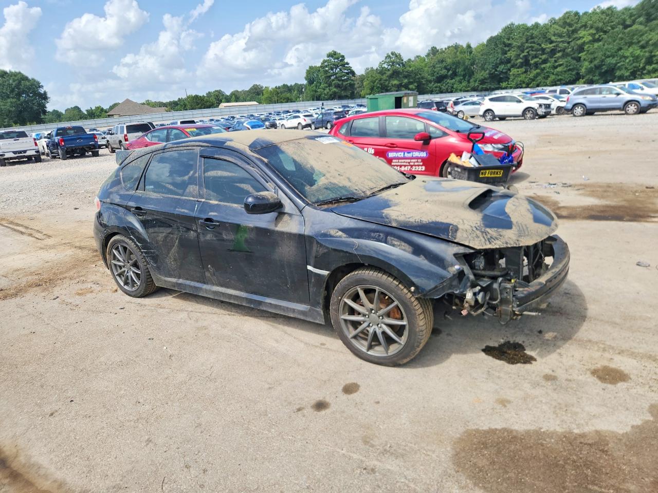 2012 Subaru Impreza Wrx Черный vin: JF1GR7E60CG233162