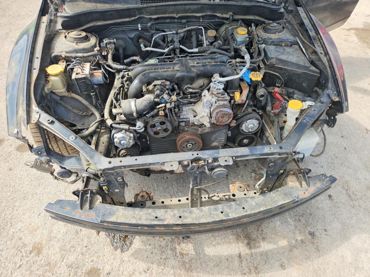 2012 Subaru Impreza Wrx Черный vin: JF1GR7E60CG233162