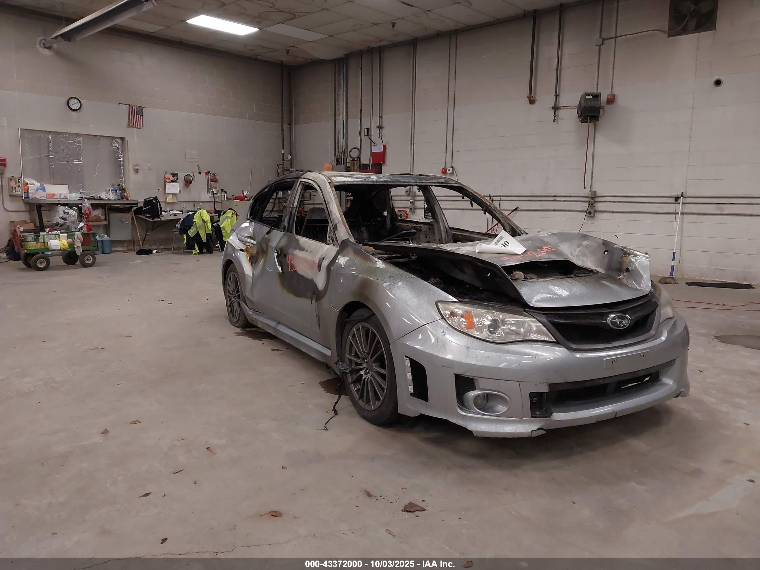 2013 Subaru Impreza Wrx Premium Silver vin: JF1GR7E60DG818762