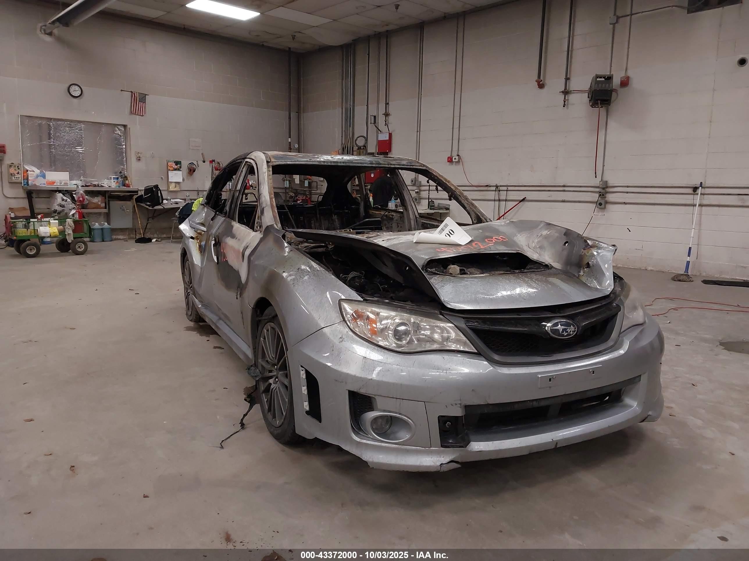 2013 Subaru Impreza Wrx Premium Silver vin: JF1GR7E60DG818762