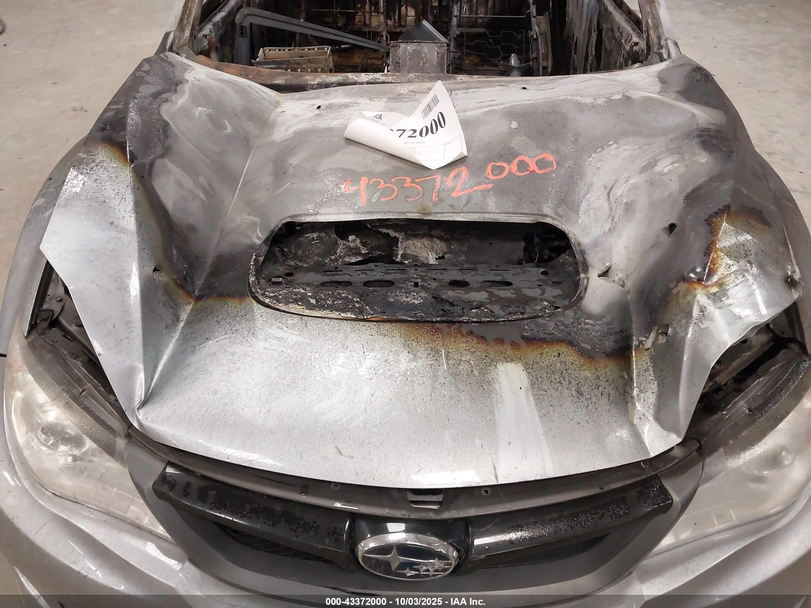 2013 Subaru Impreza Wrx Premium Silver vin: JF1GR7E60DG818762