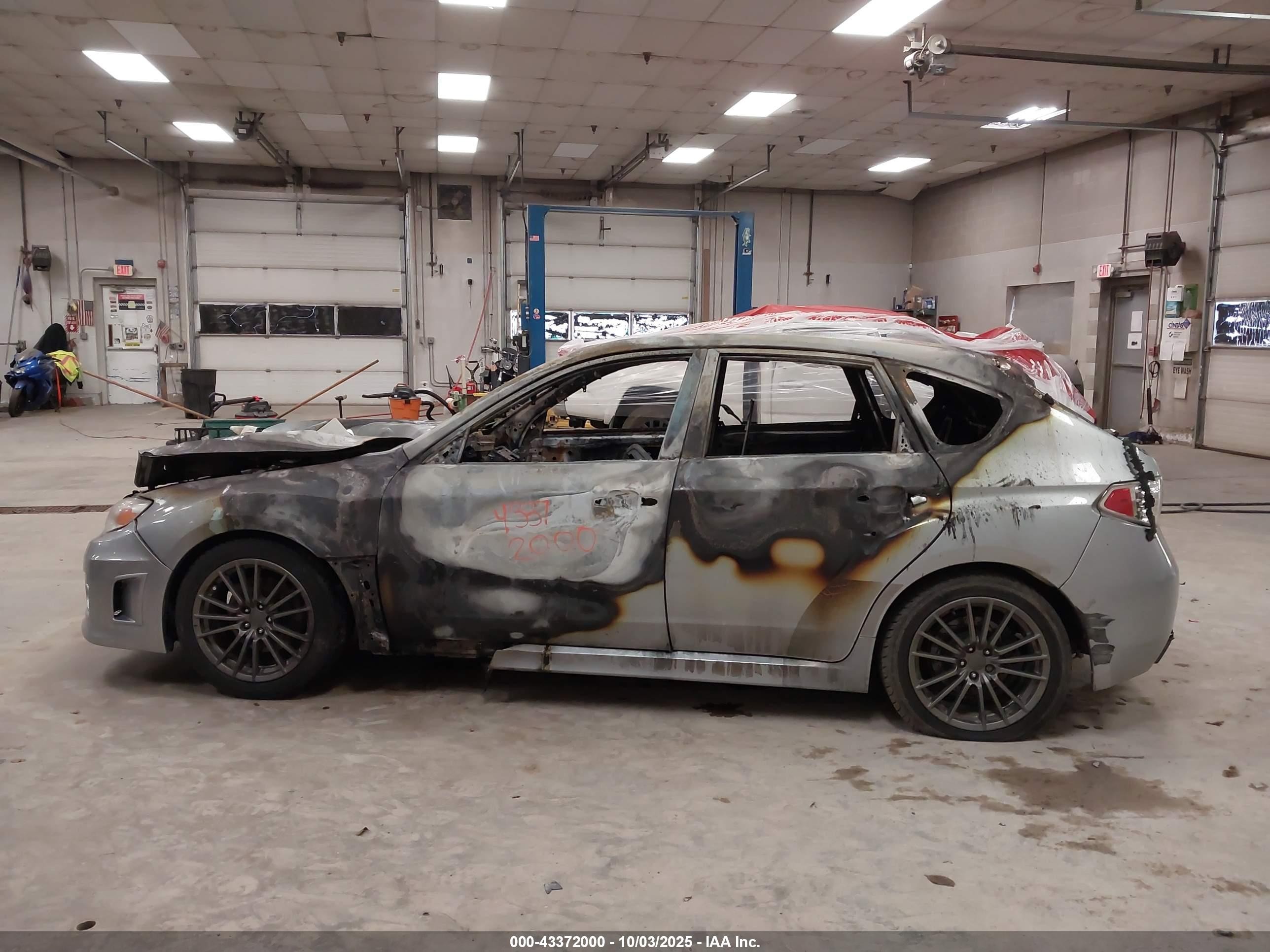 2013 Subaru Impreza Wrx Premium Silver vin: JF1GR7E60DG818762