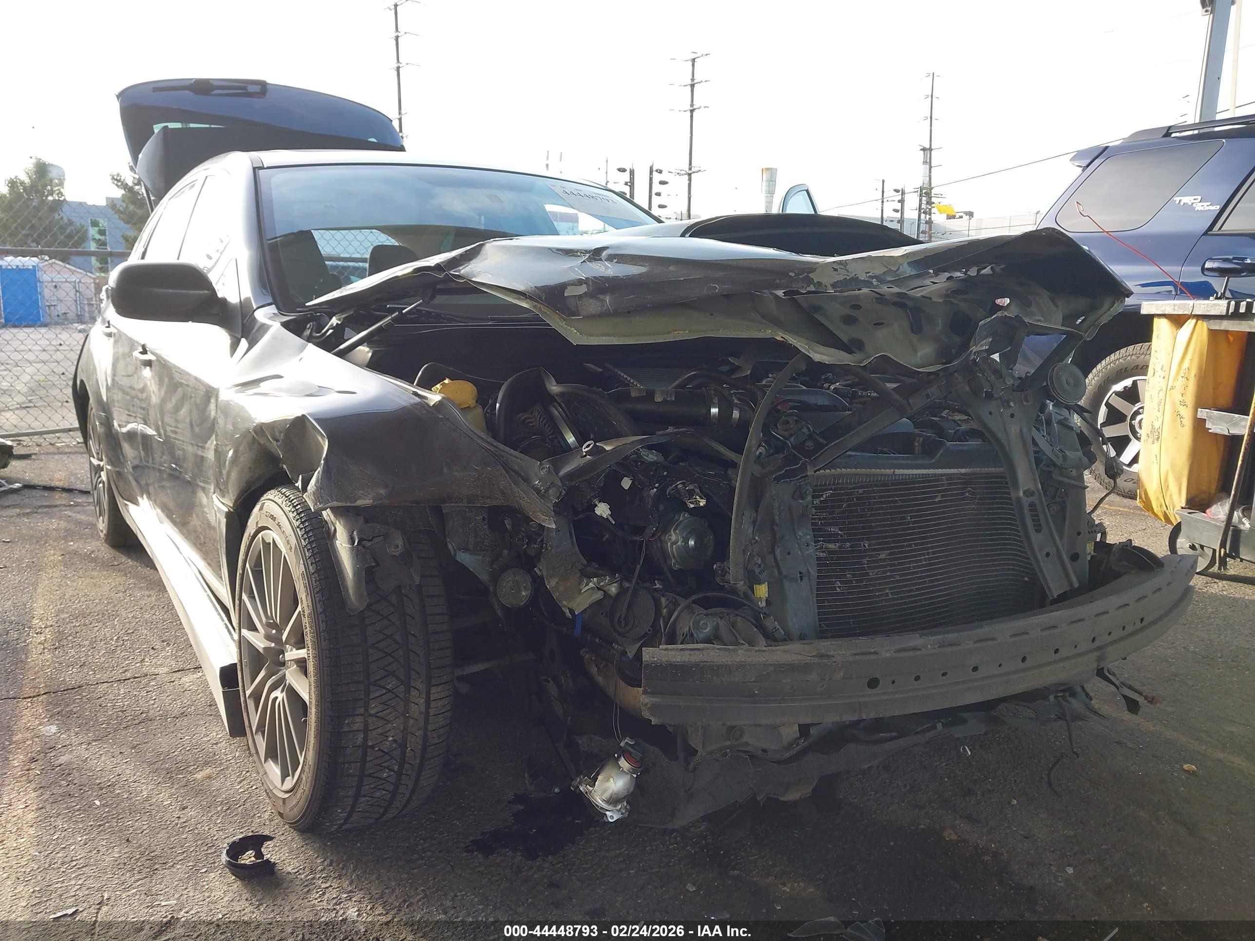 2014 Subaru Impreza Wrx Premium Серый vin: JF1GR7E60EG207079