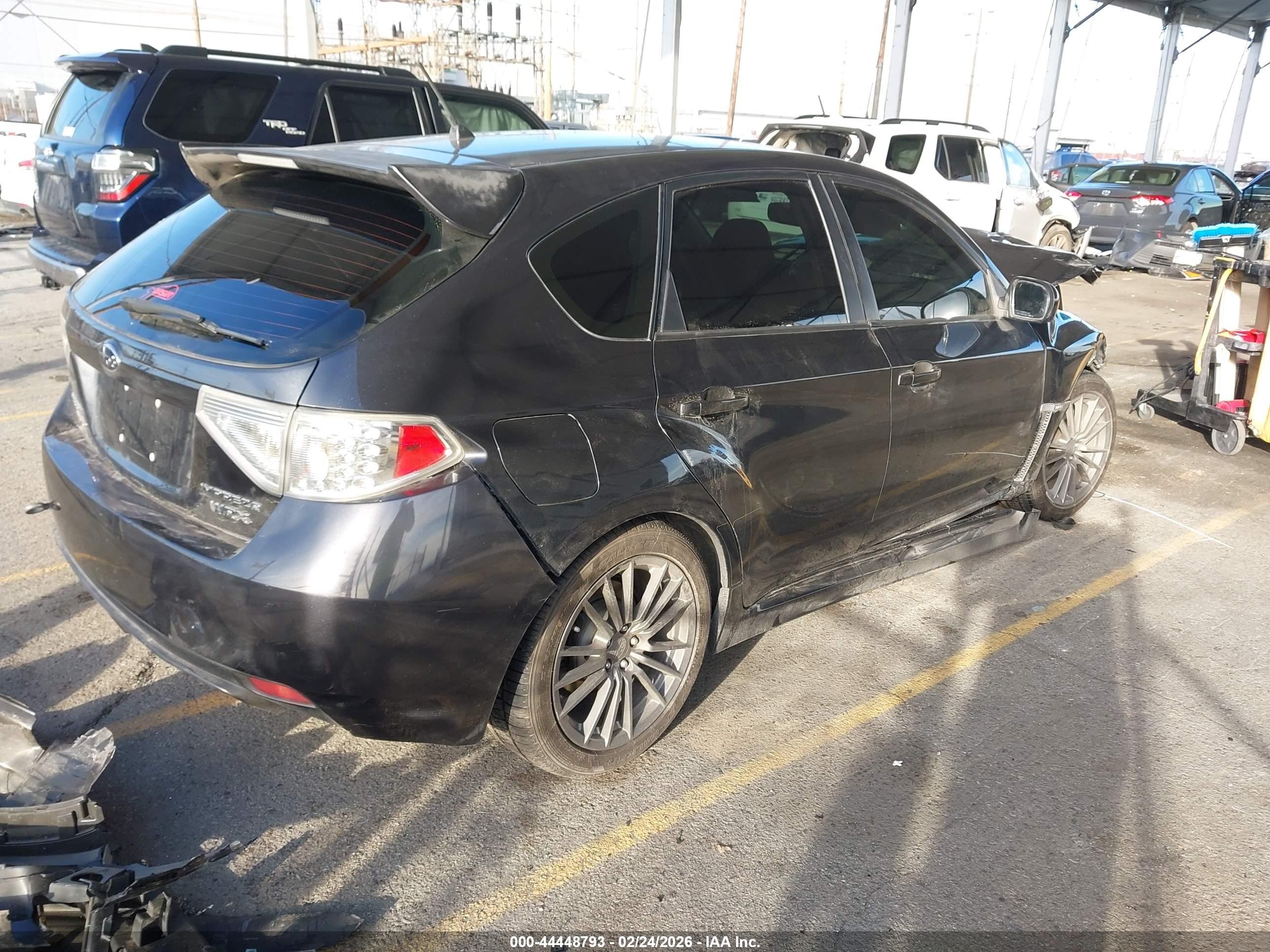 2014 Subaru Impreza Wrx Premium Серый vin: JF1GR7E60EG207079