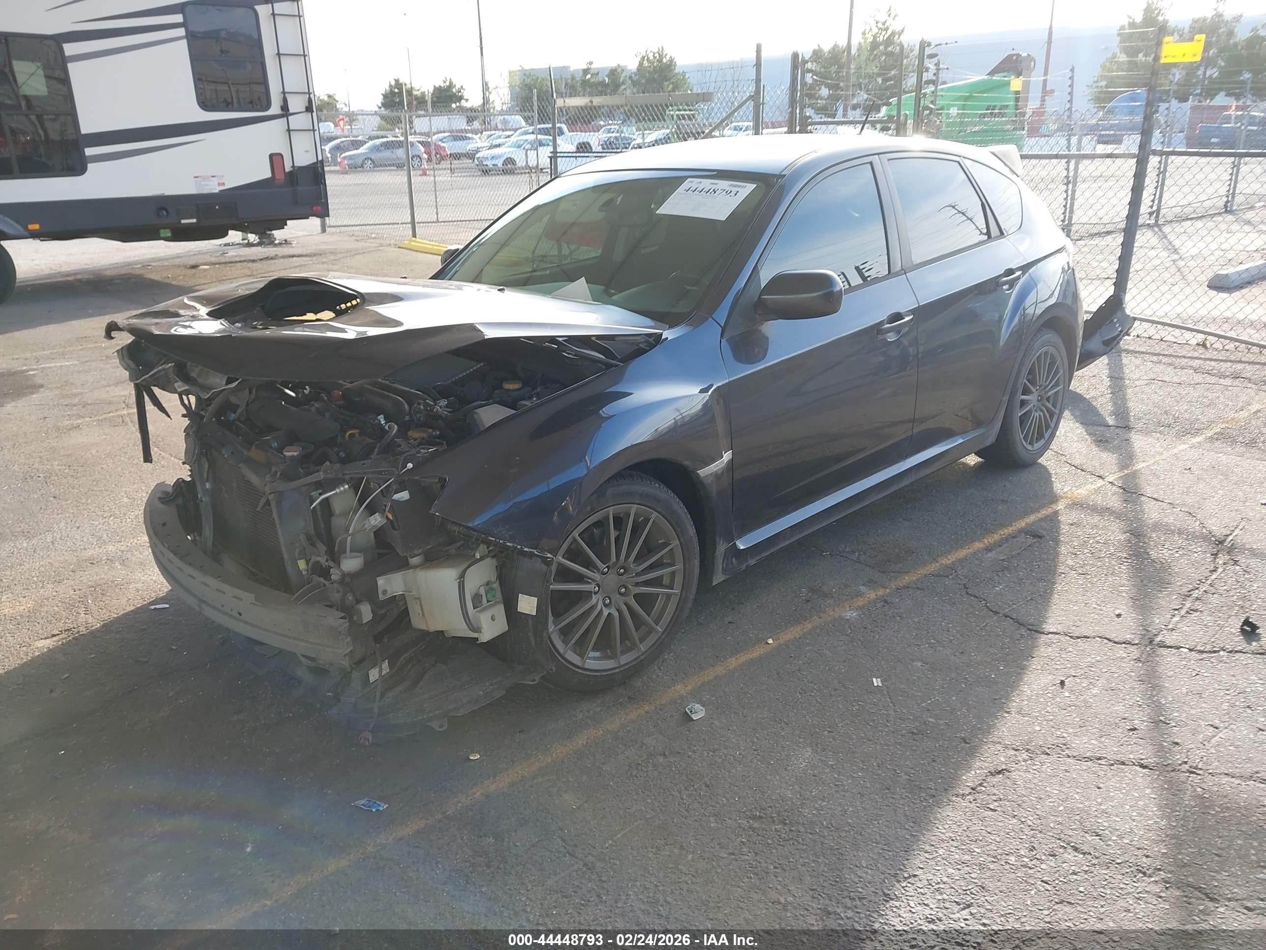 2014 Subaru Impreza Wrx Premium Серый vin: JF1GR7E60EG207079