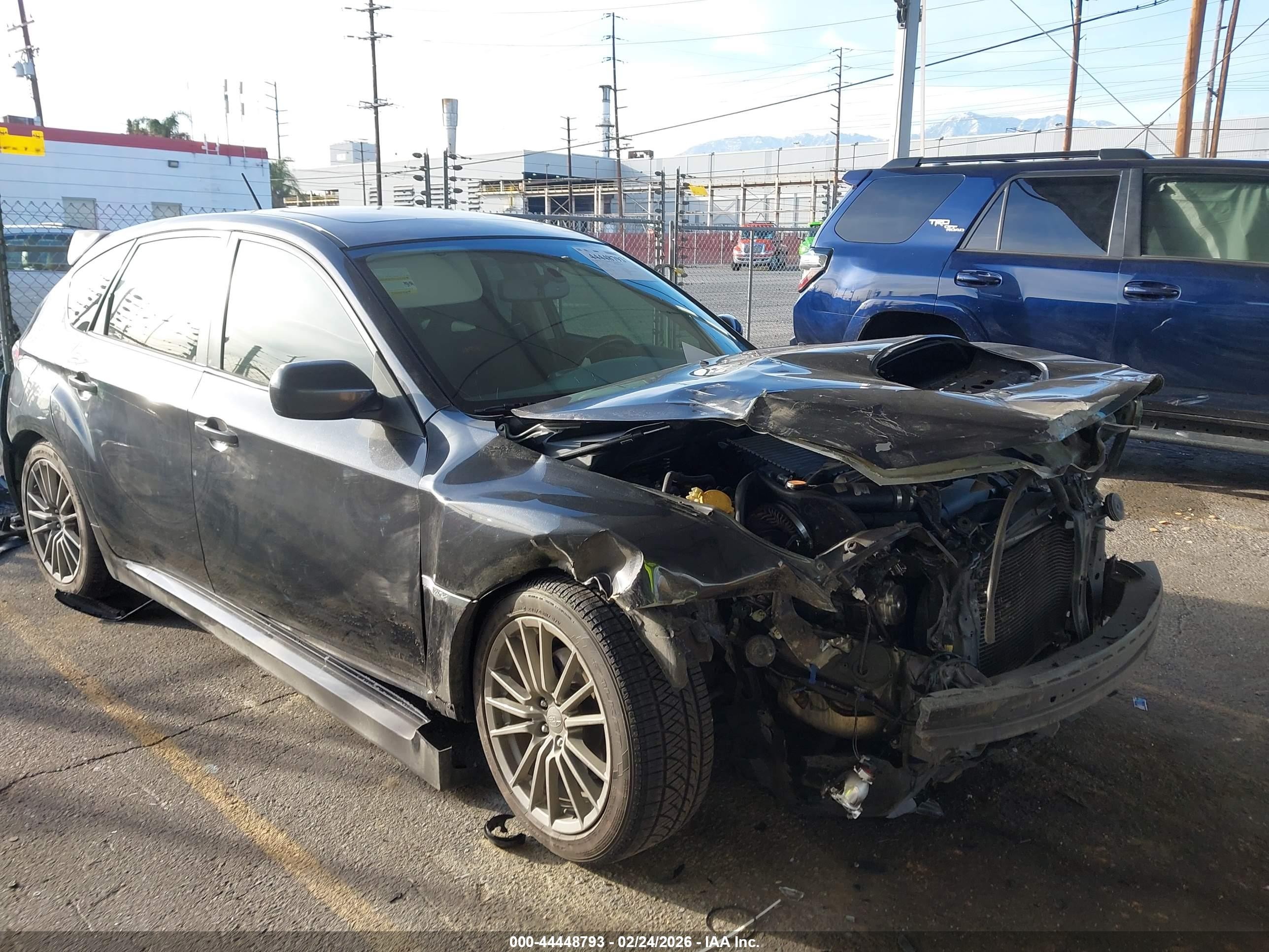 2014 Subaru Impreza Wrx Premium Gray vin: JF1GR7E60EG207079