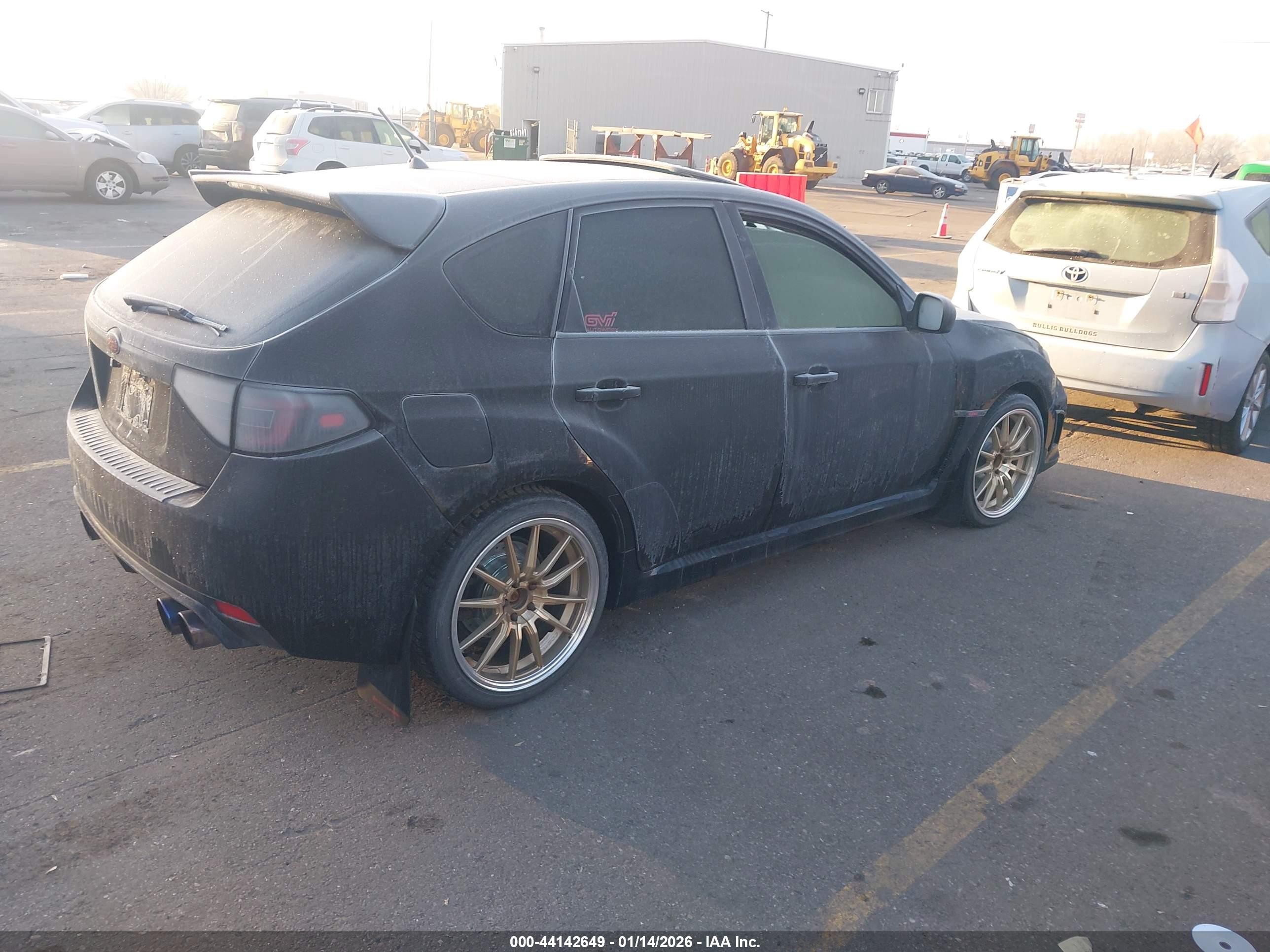 2014 Subaru Impreza Wrx Premium Черный vin: JF1GR7E60EG216526