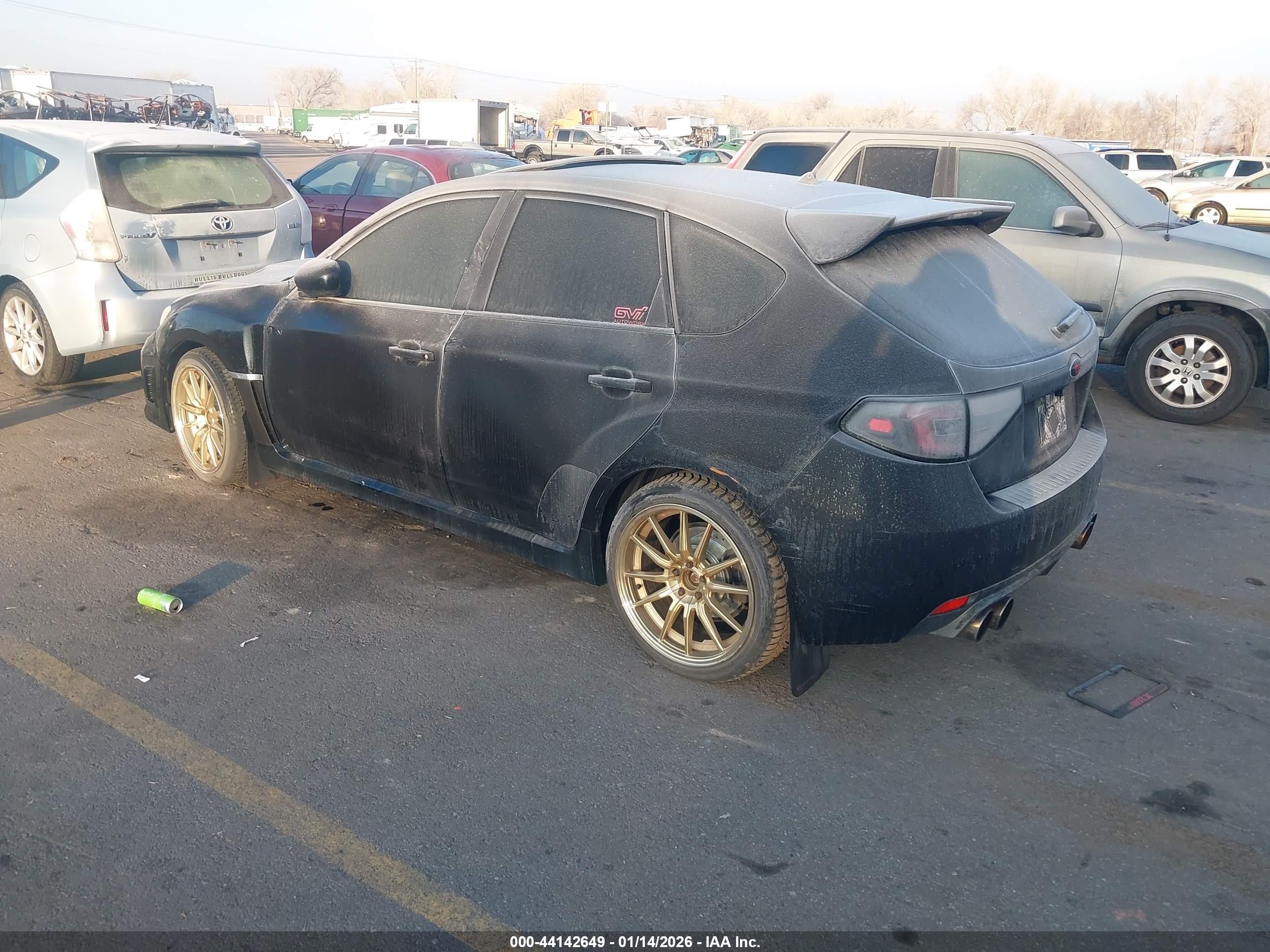 2014 Subaru Impreza Wrx Premium Черный vin: JF1GR7E60EG216526