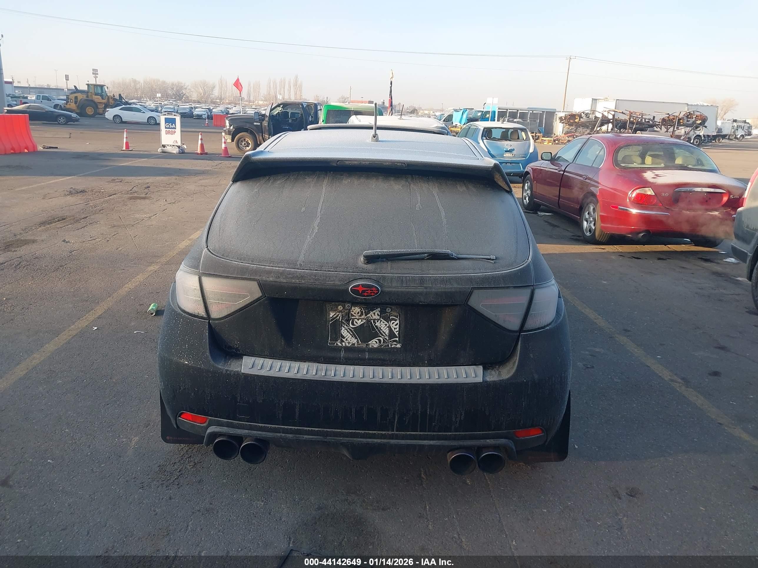 2014 Subaru Impreza Wrx Premium Черный vin: JF1GR7E60EG216526