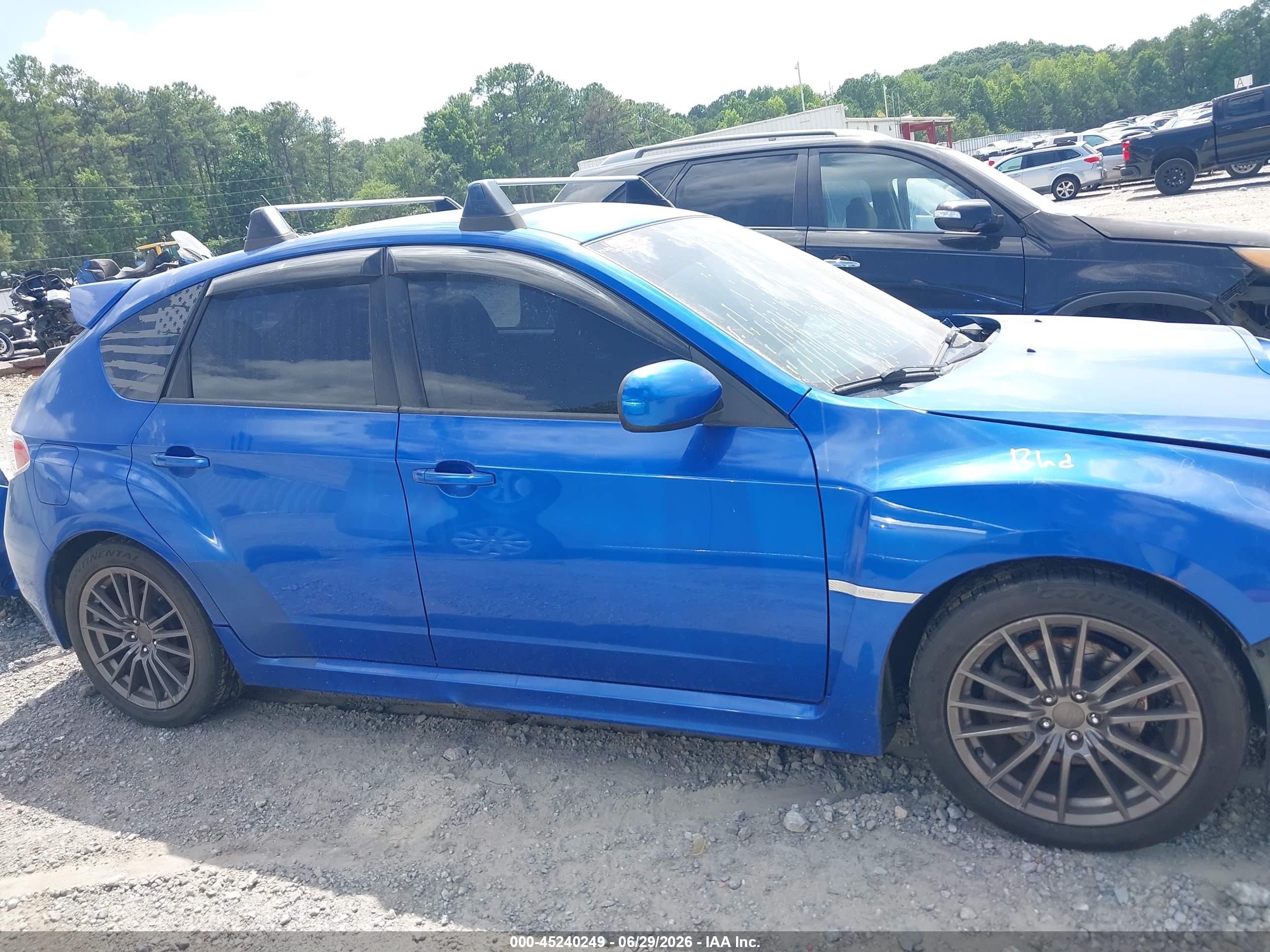 2014 Subaru Impreza Wrx   Blue vin: JF1GR7E60EG242396
