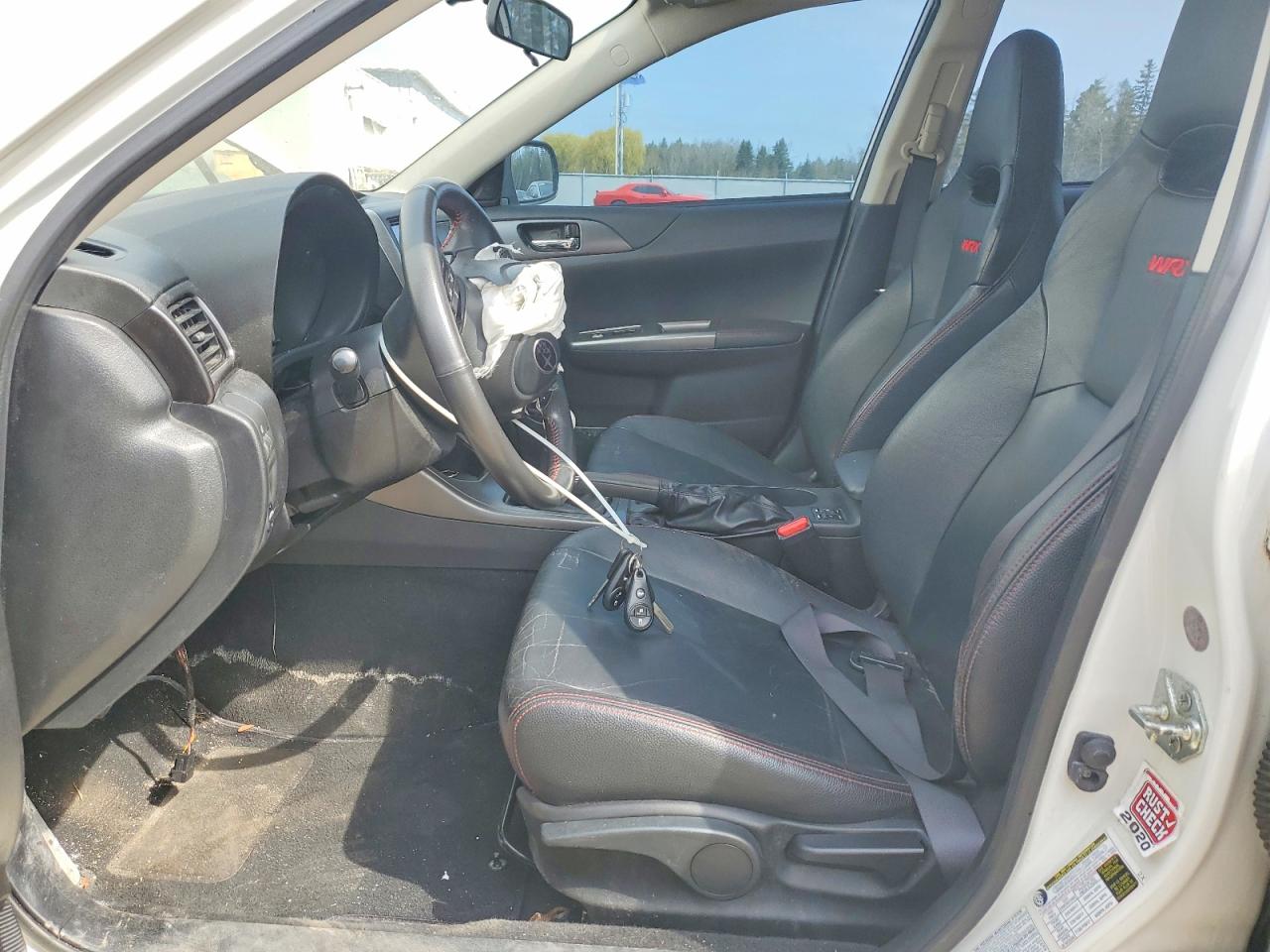 2011 Subaru Impreza Wrx White vin: JF1GR7E61BG827743