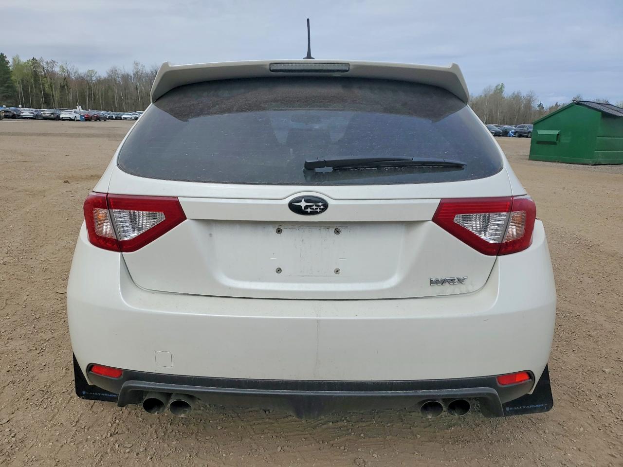 2011 Subaru Impreza Wrx White vin: JF1GR7E61BG827743