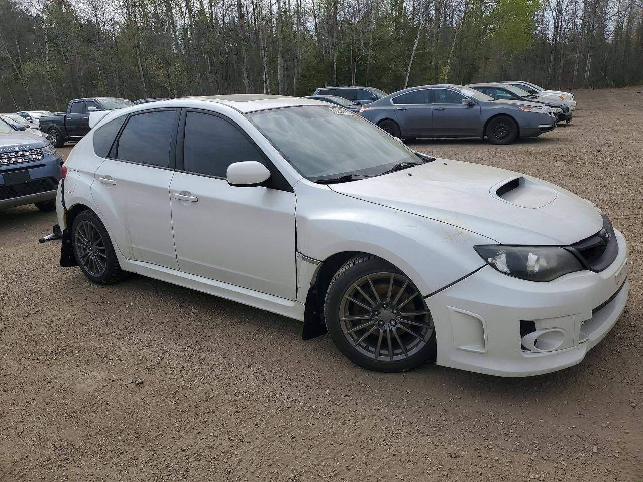 2011 Subaru Impreza Wrx White vin: JF1GR7E61BG827743