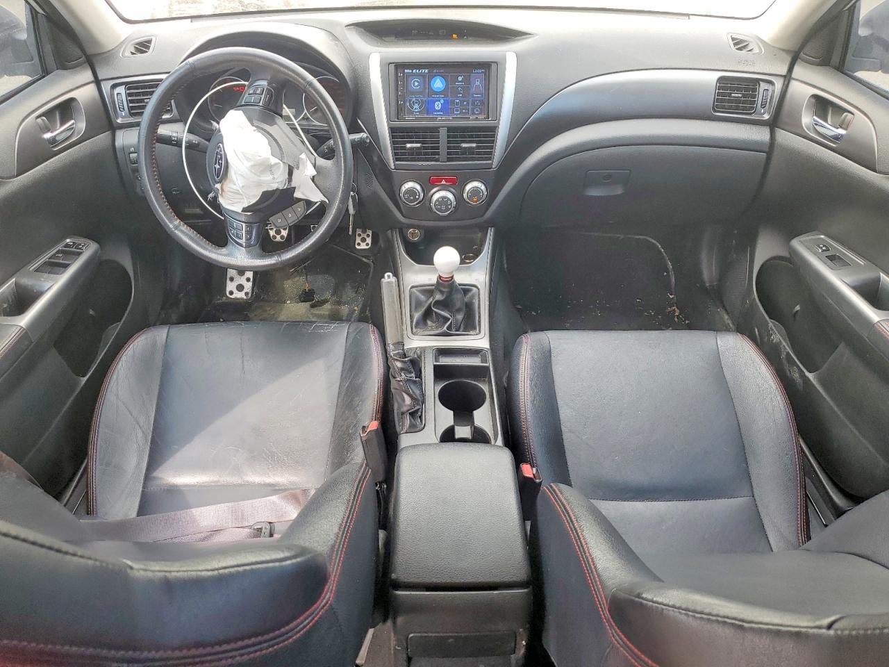2011 Subaru Impreza Wrx White vin: JF1GR7E61BG827743