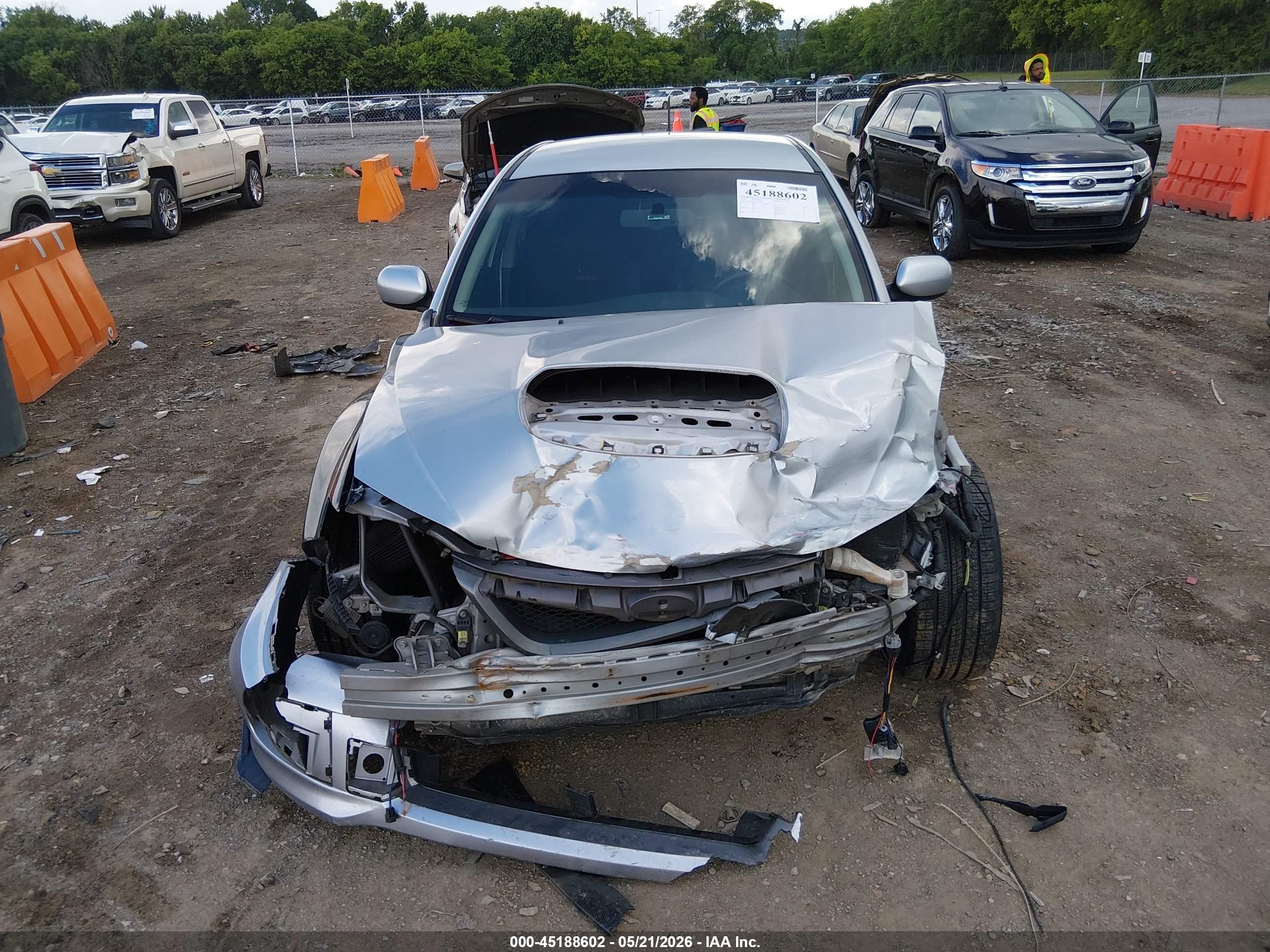 2013 Subaru Impreza Wrx   Silver vin: JF1GR7E61DG217604