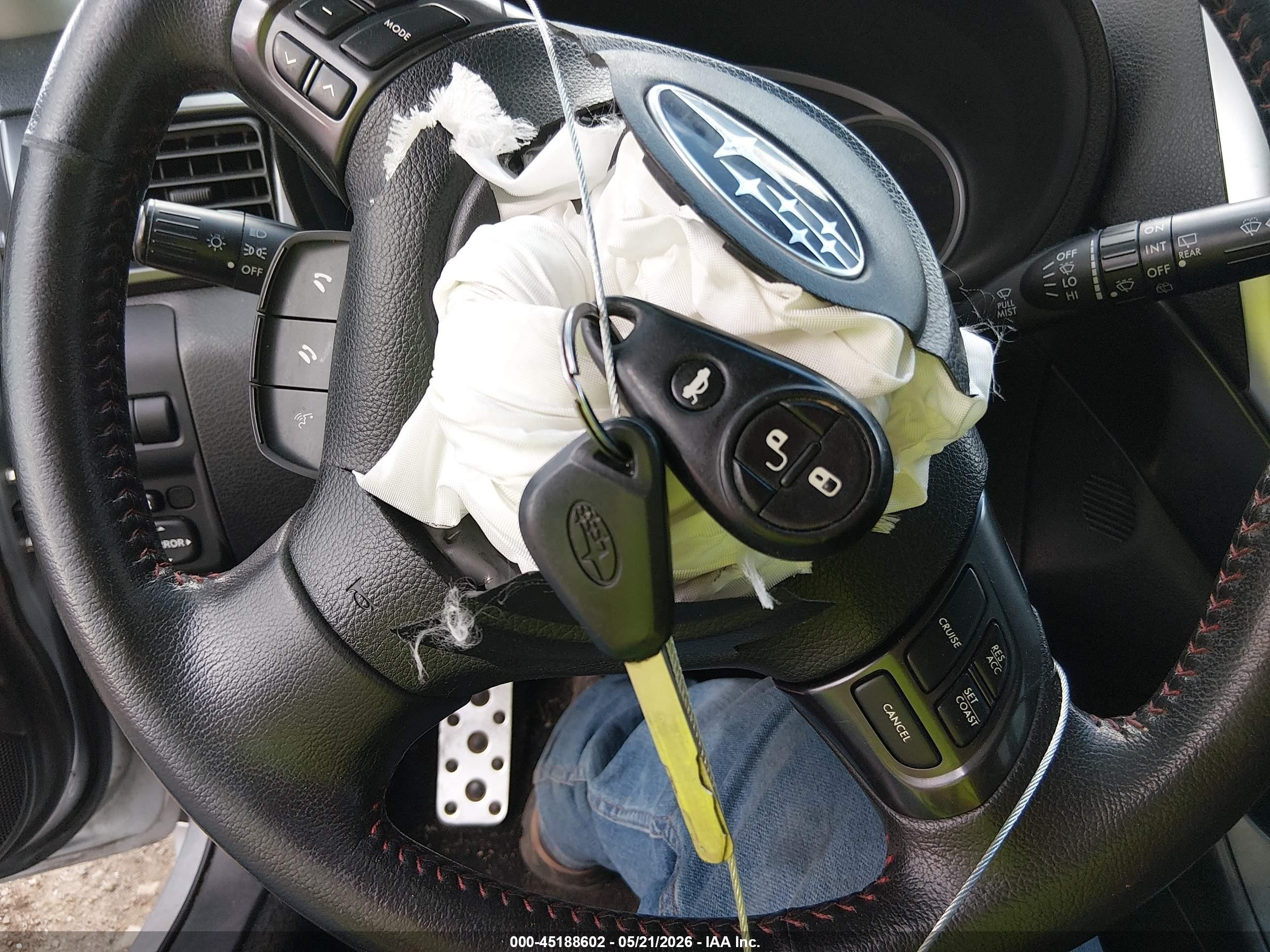 2013 Subaru Impreza Wrx   Silver vin: JF1GR7E61DG217604