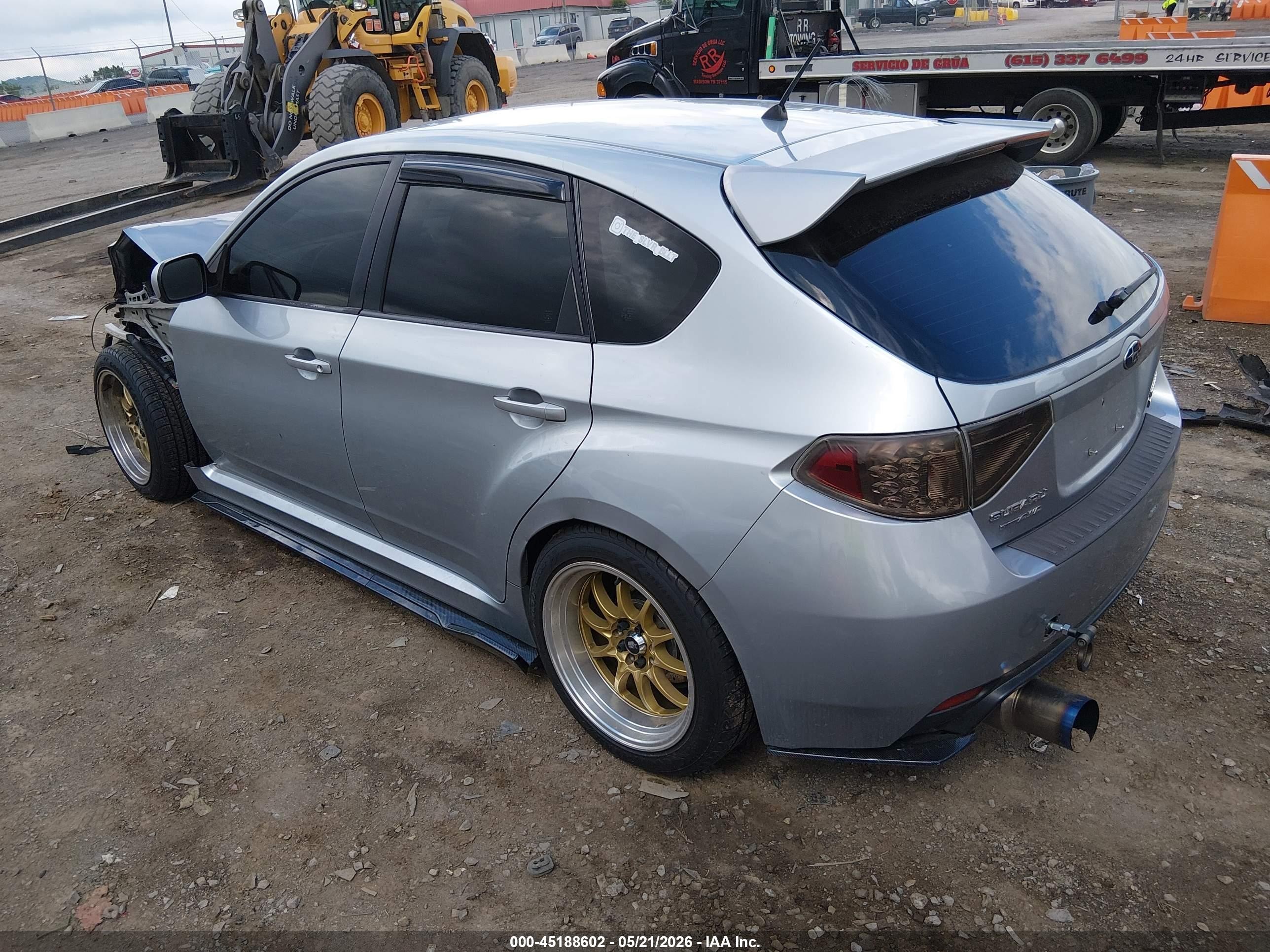 2013 Subaru Impreza Wrx   Silver vin: JF1GR7E61DG217604