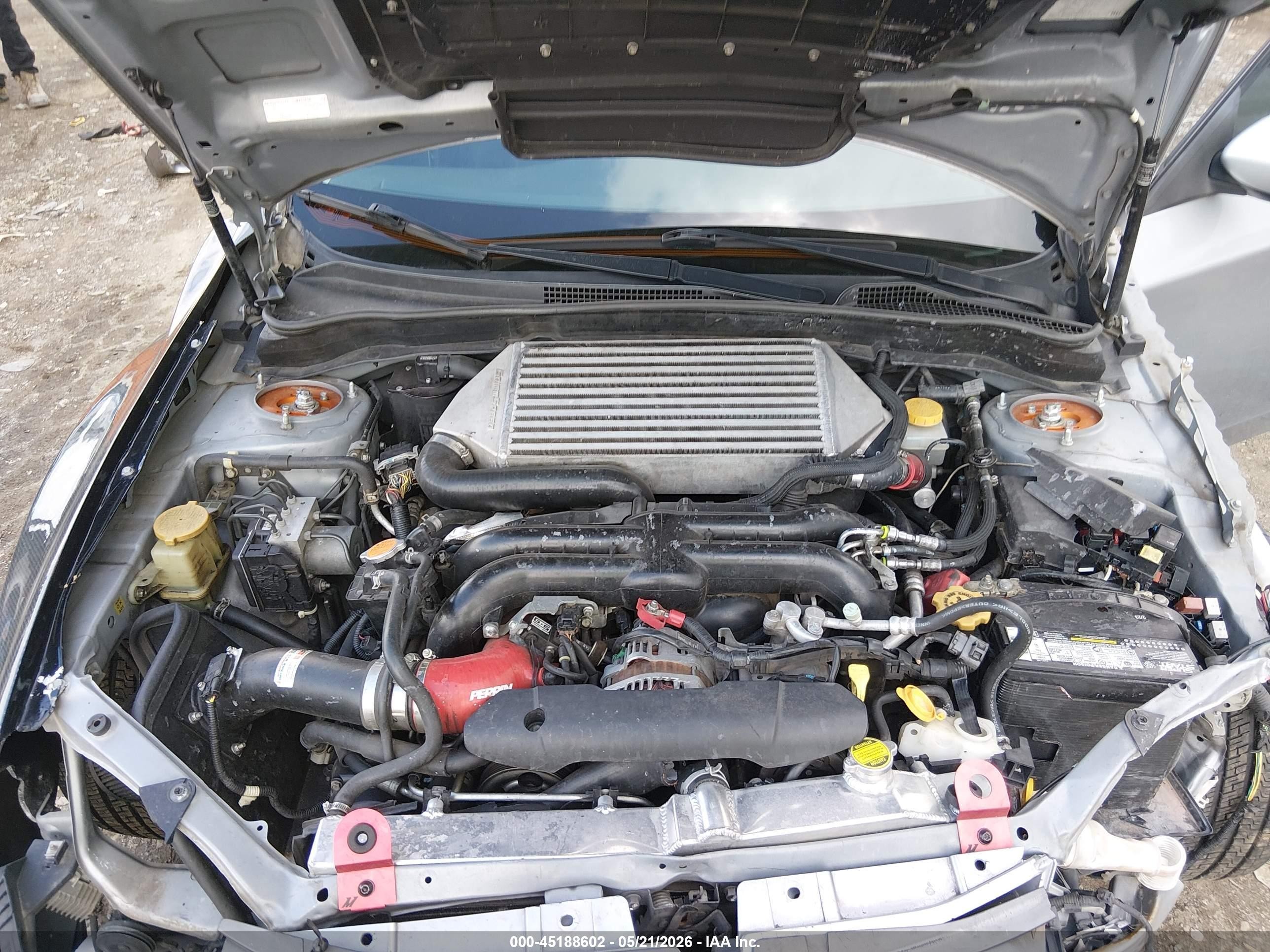 2013 Subaru Impreza Wrx   Silver vin: JF1GR7E61DG217604