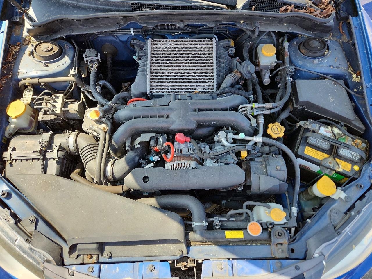 2014 Subaru Impreza Wrx Blue vin: JF1GR7E61EG207124