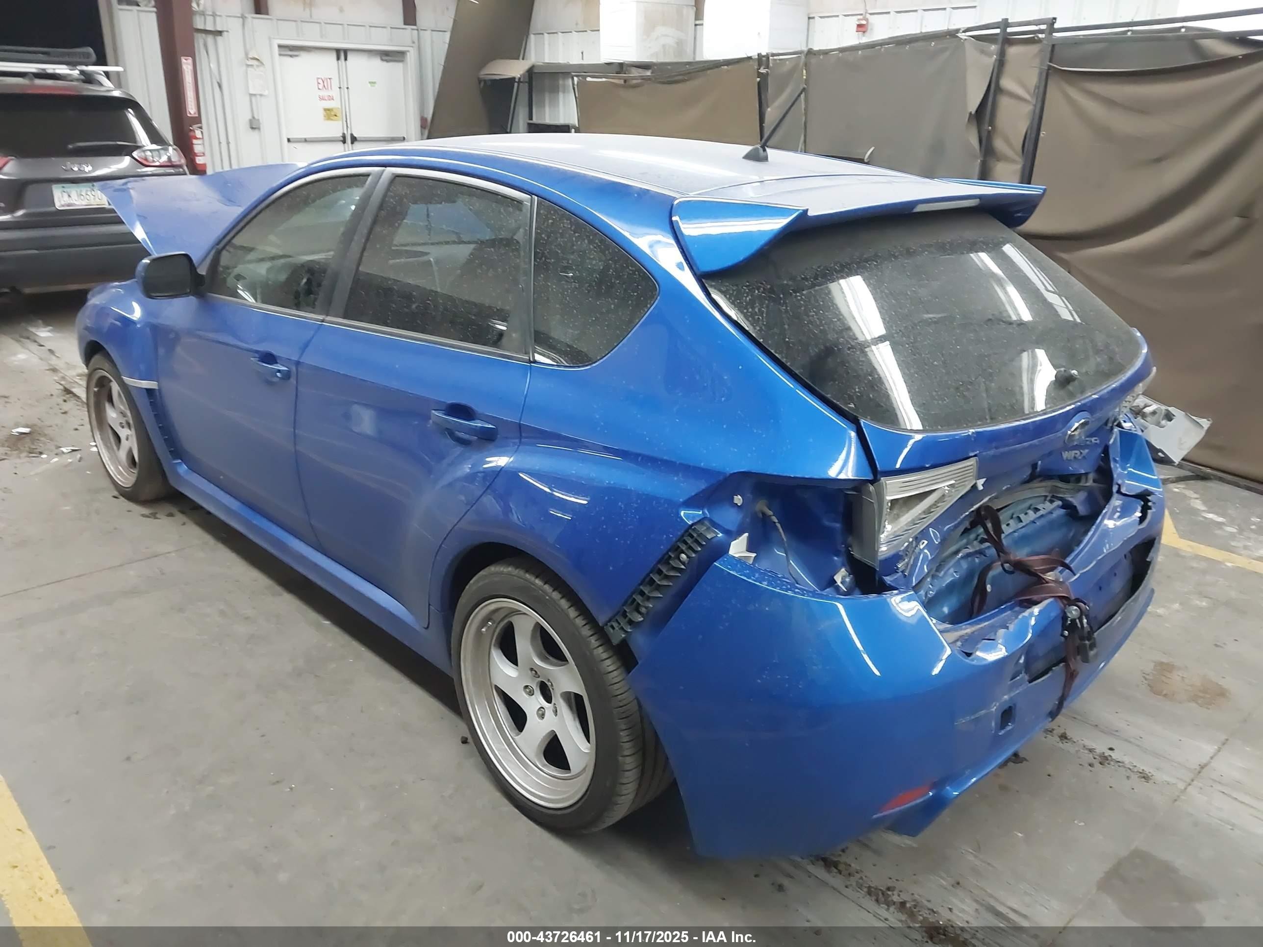 2014 Subaru Impreza Wrx   Синий vin: JF1GR7E61EG259465