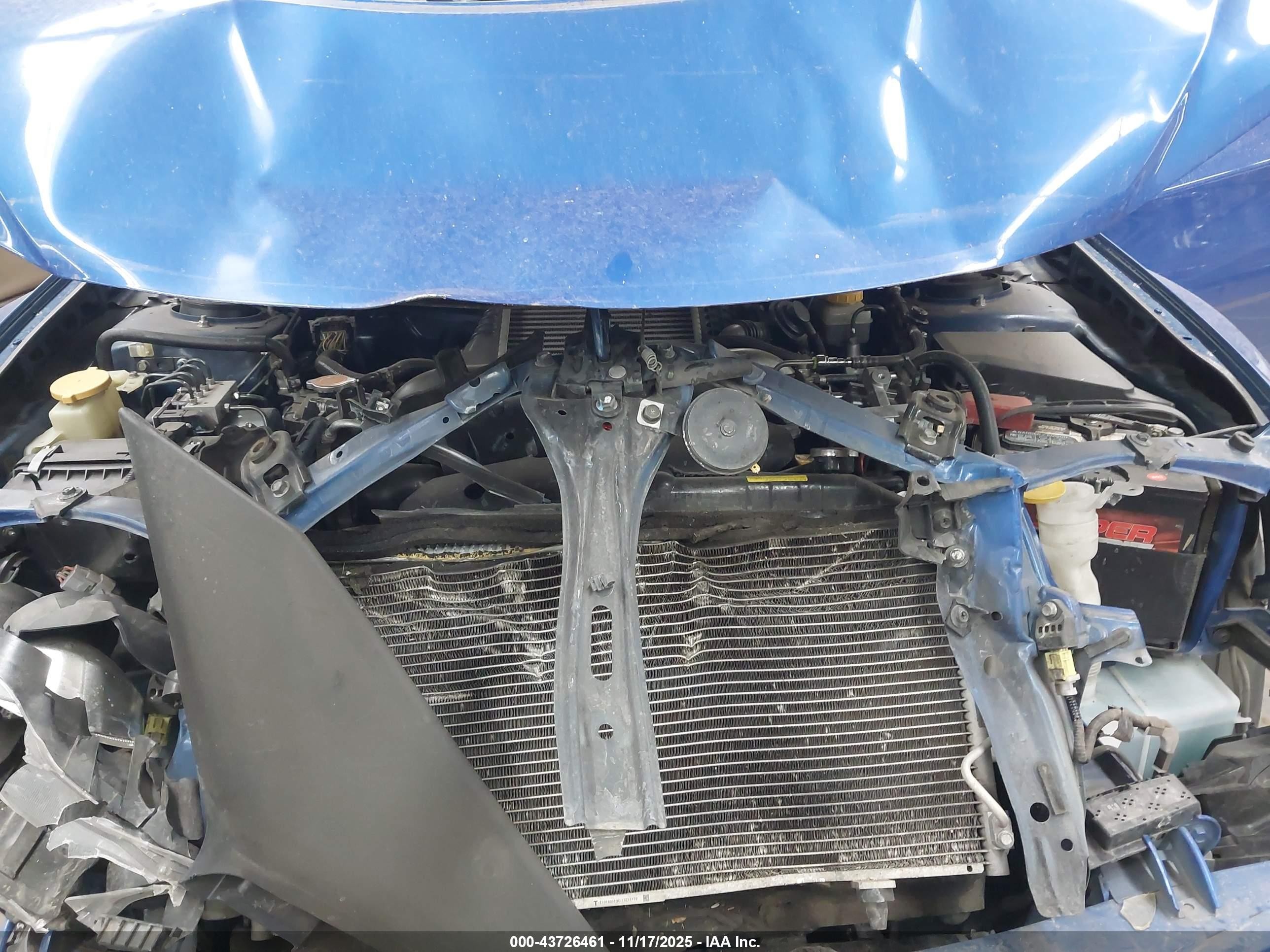 2014 Subaru Impreza Wrx   Синий vin: JF1GR7E61EG259465