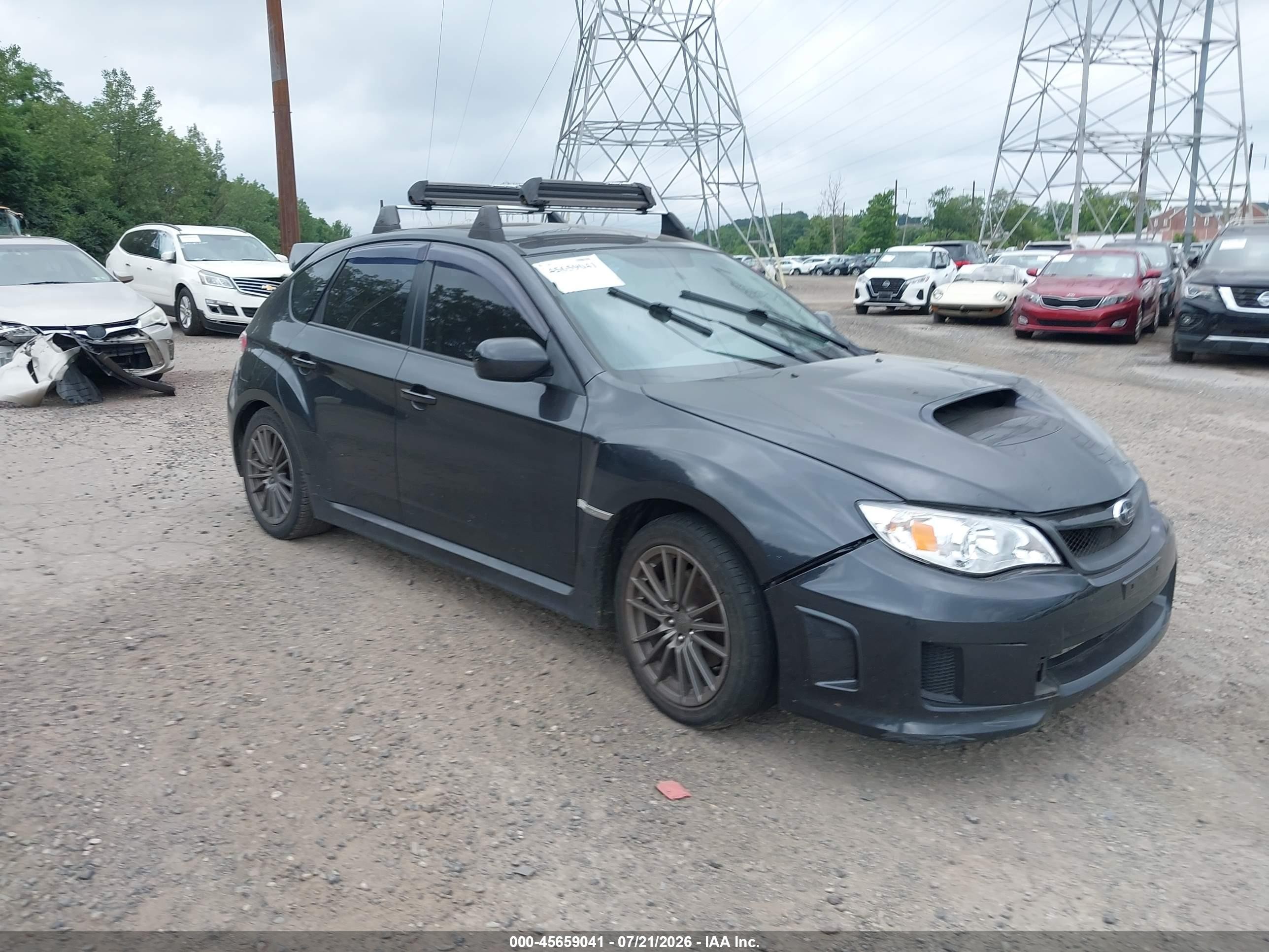 2013 Subaru Impreza Wrx   Gray vin: JF1GR7E62DG216591