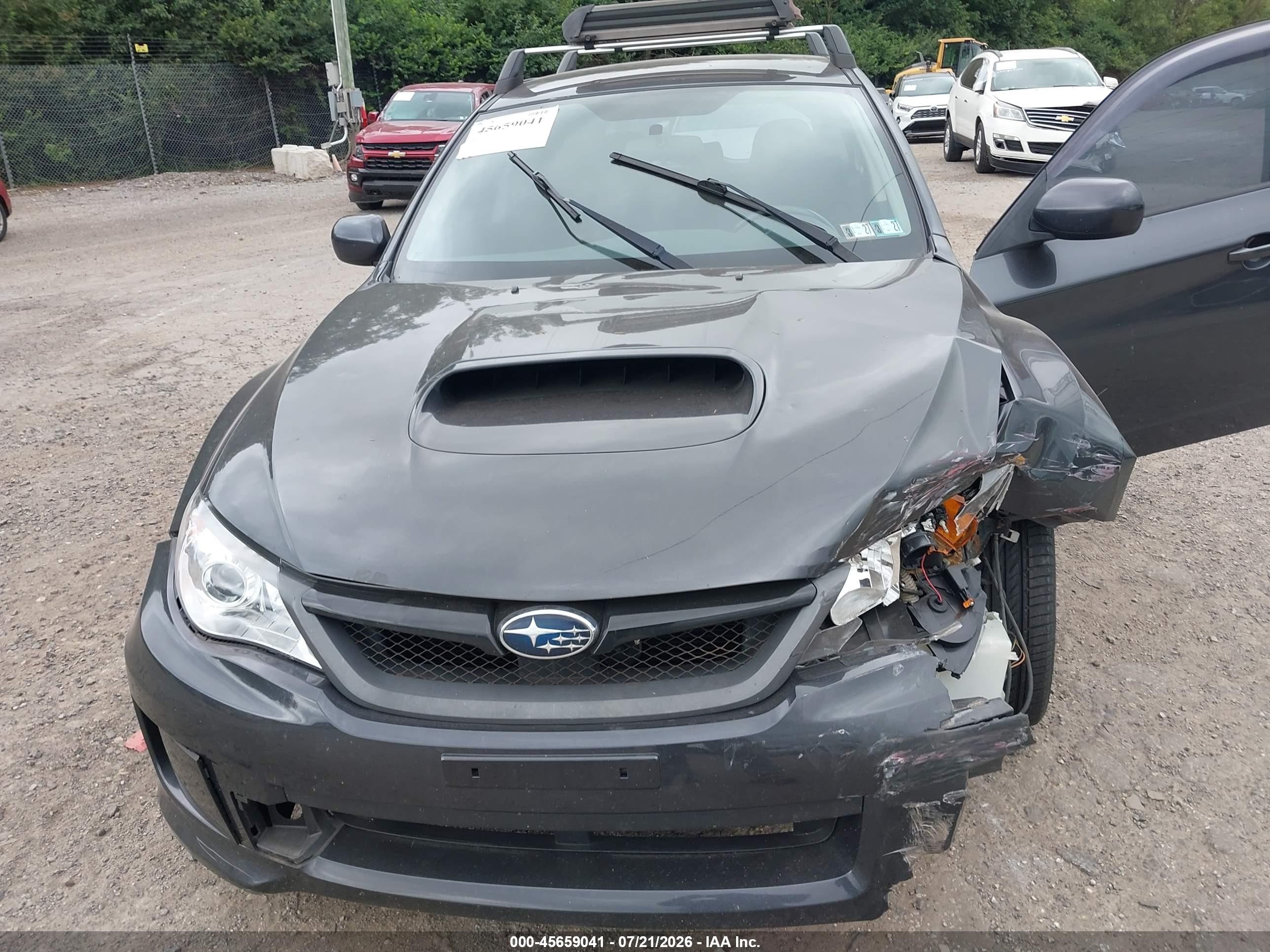 2013 Subaru Impreza Wrx   Серый vin: JF1GR7E62DG216591