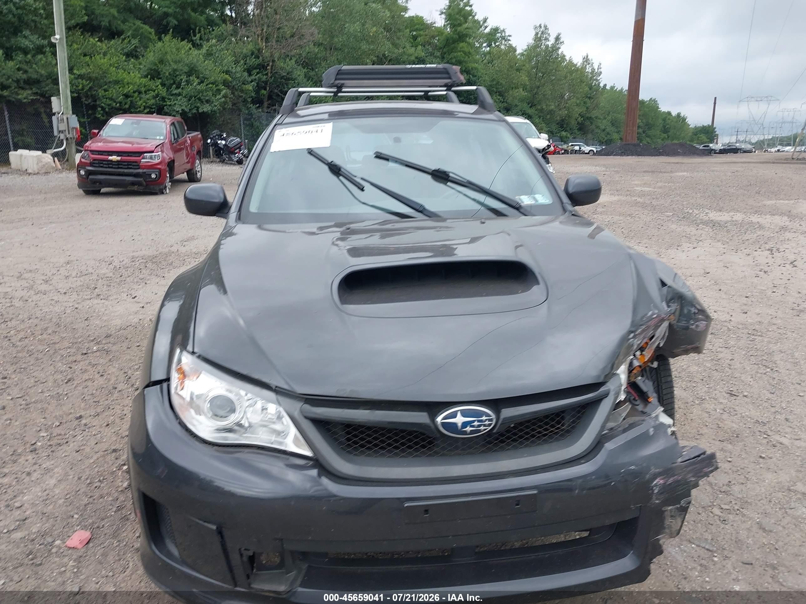 2013 Subaru Impreza Wrx   Серый vin: JF1GR7E62DG216591