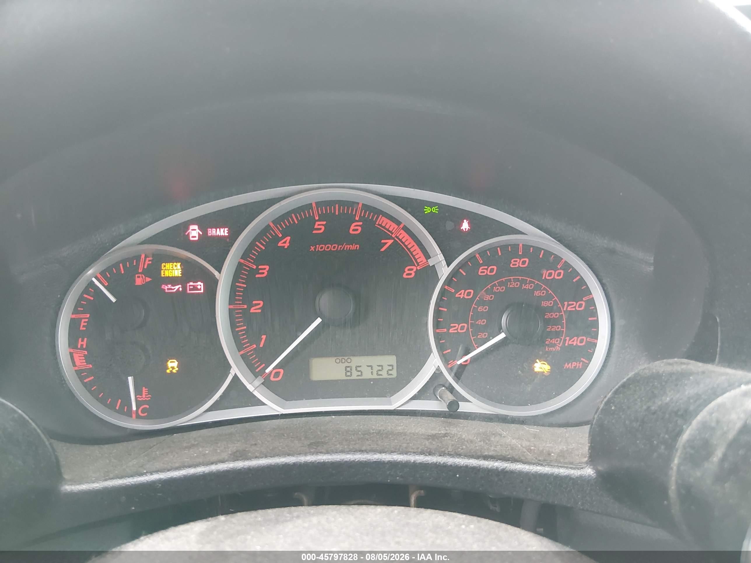 2014 Subaru Impreza Wrx   Gray vin: JF1GR7E62EG202983