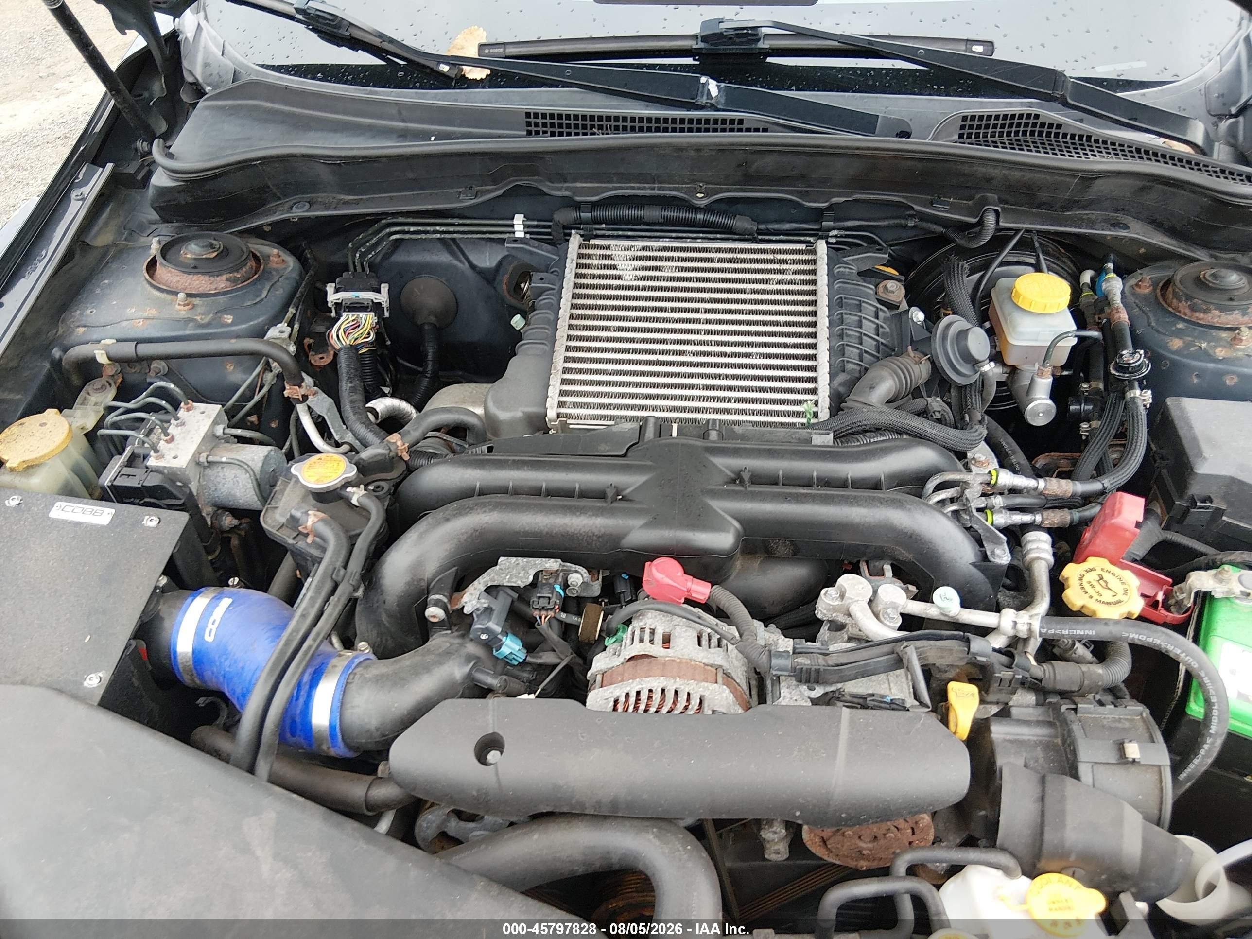 2014 Subaru Impreza Wrx   Gray vin: JF1GR7E62EG202983