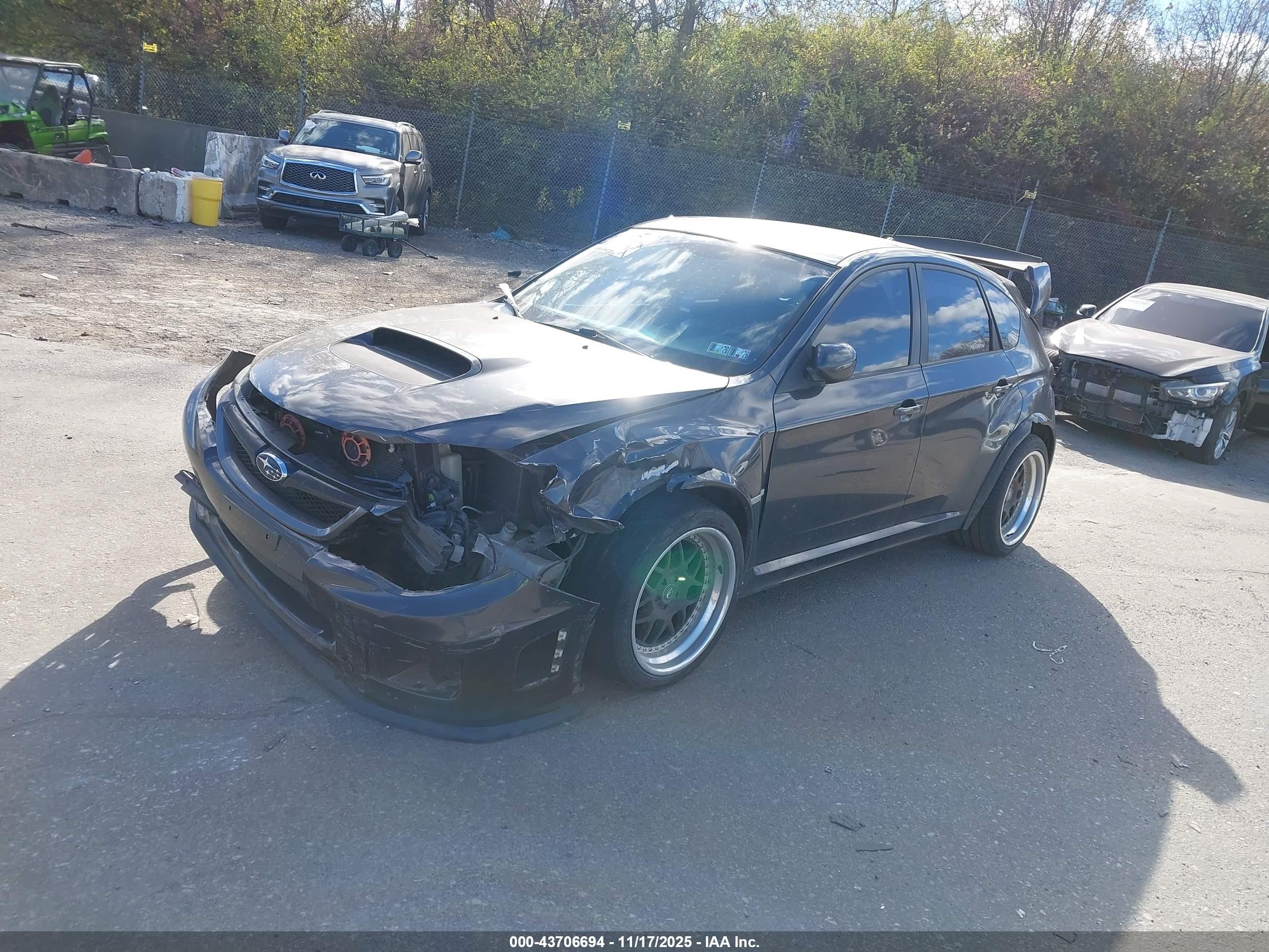 2014 Subaru Impreza Wrx   Gray vin: JF1GR7E62EG248068
