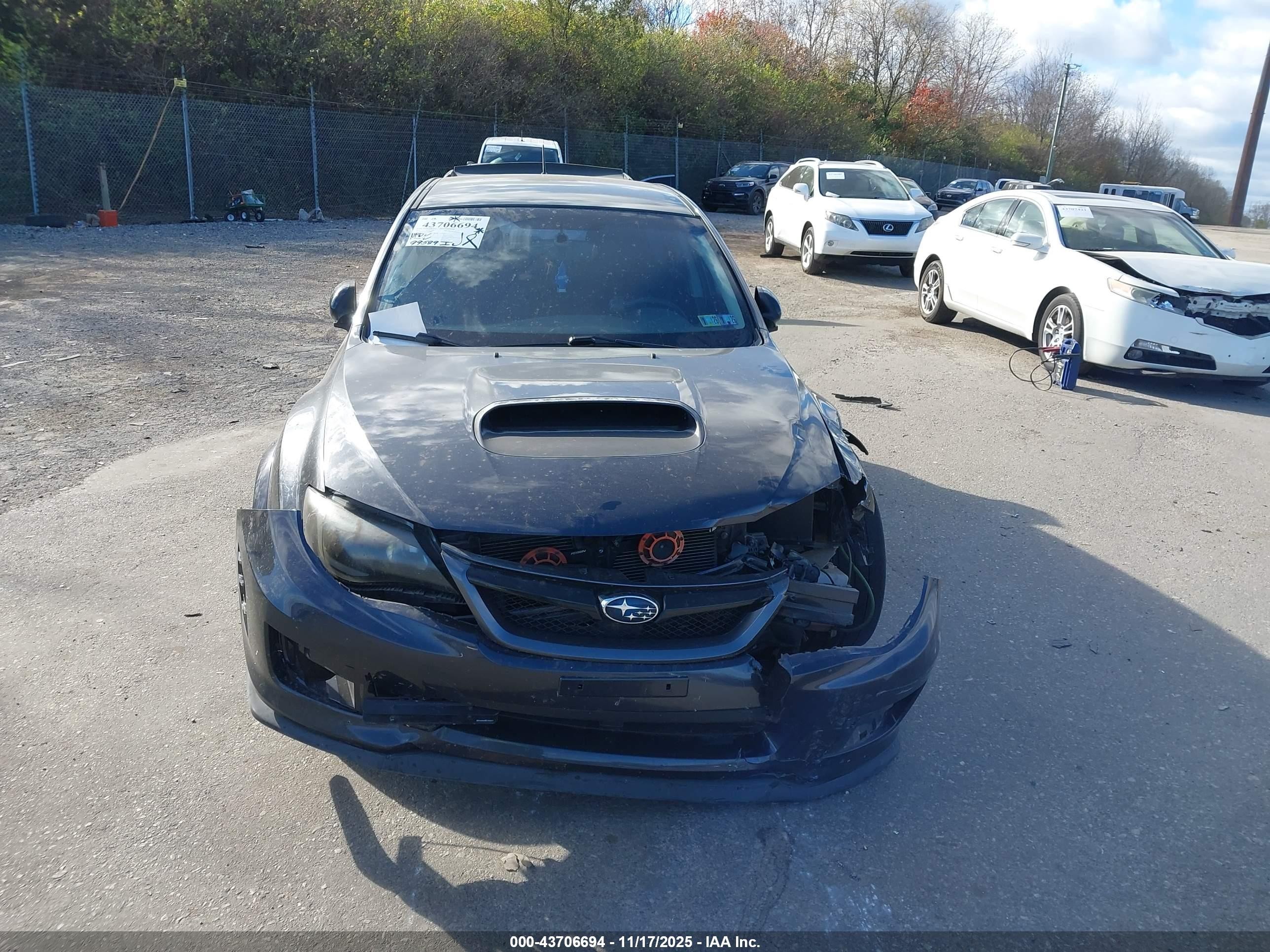 2014 Subaru Impreza Wrx   Gray vin: JF1GR7E62EG248068