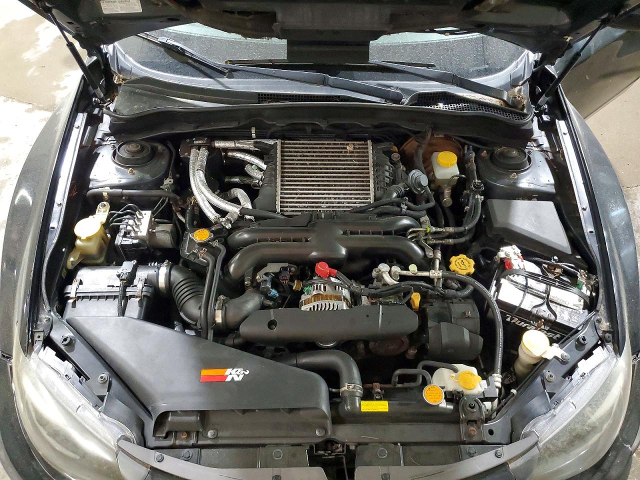 2011 Subaru Impreza Wrx Черный vin: JF1GR7E63BG801435