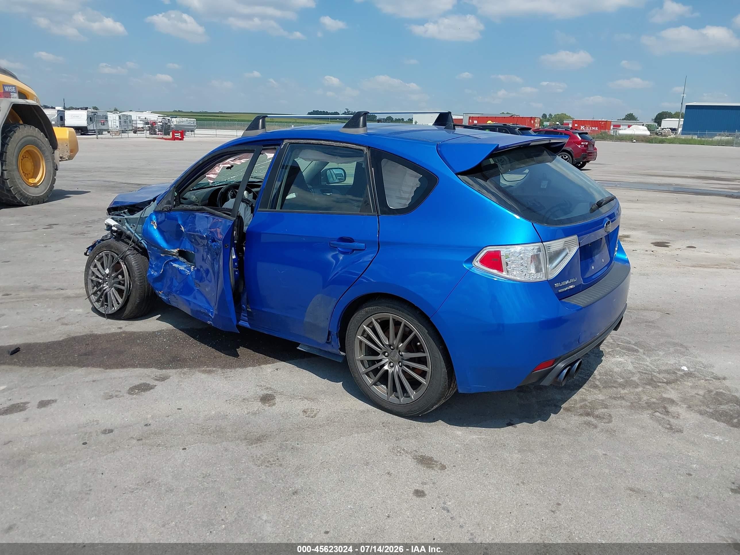 2011 Subaru Impreza Wrx Blue vin: JF1GR7E63BG807574