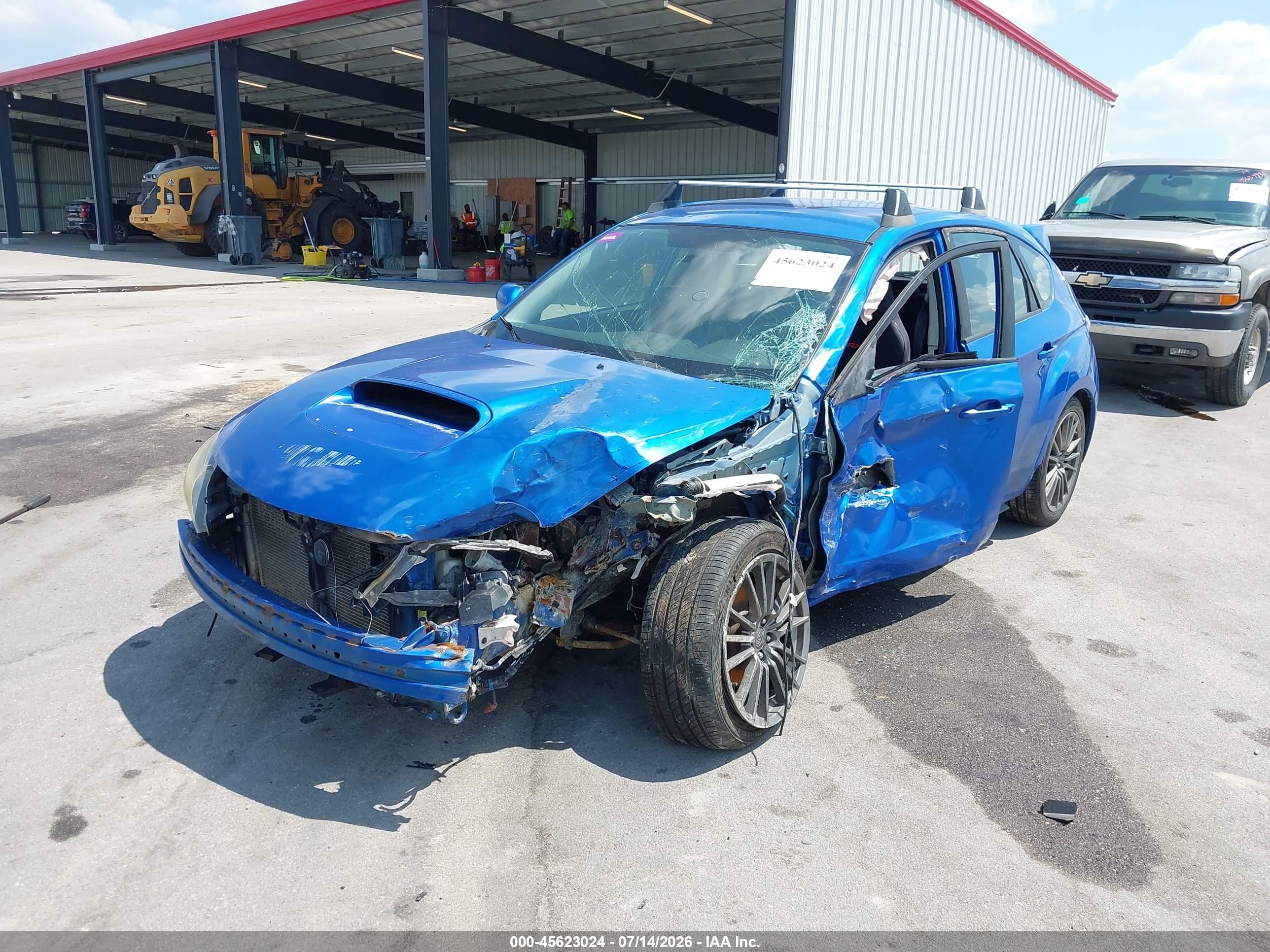 2011 Subaru Impreza Wrx Blue vin: JF1GR7E63BG807574