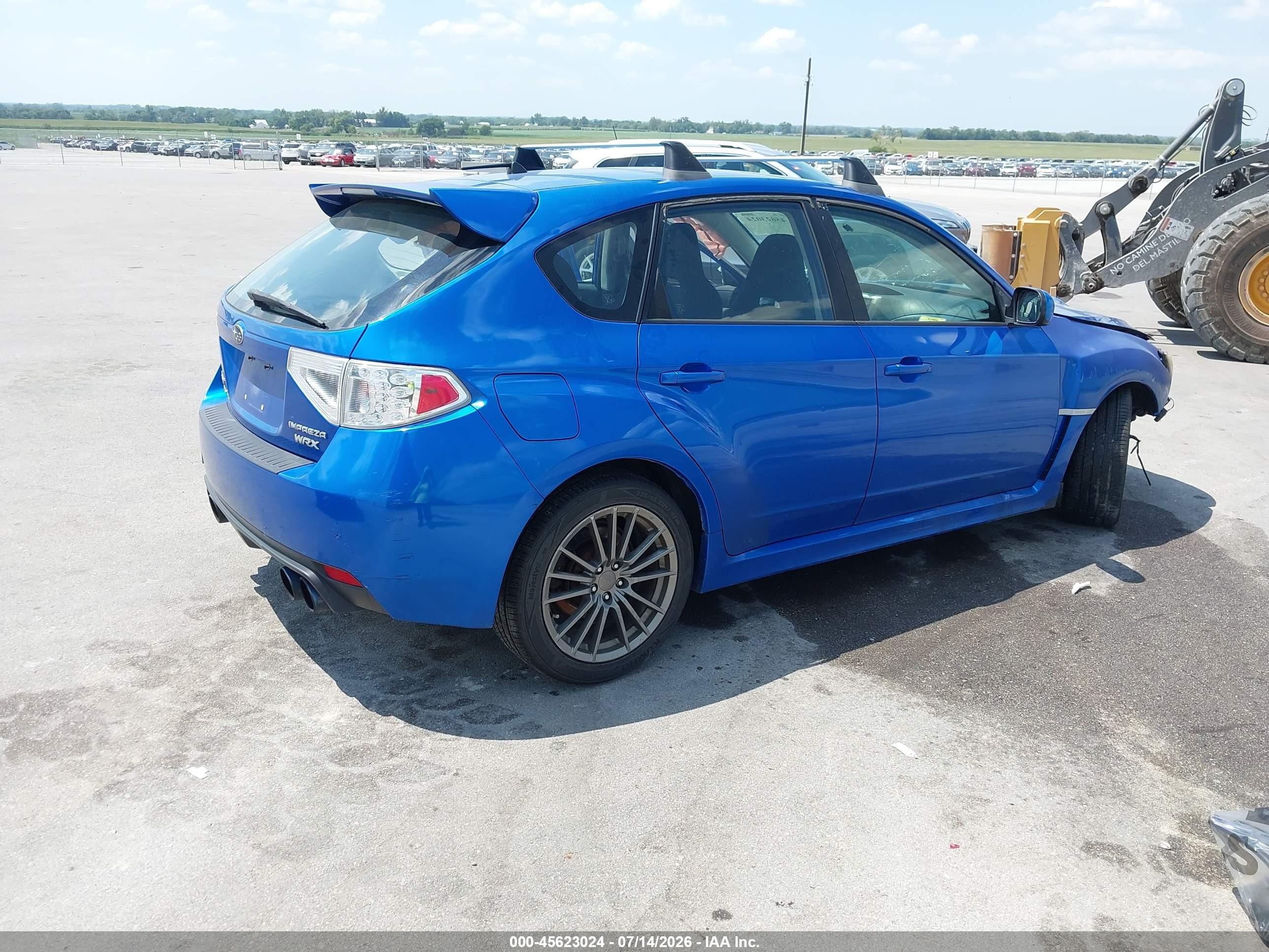 2011 Subaru Impreza Wrx Blue vin: JF1GR7E63BG807574