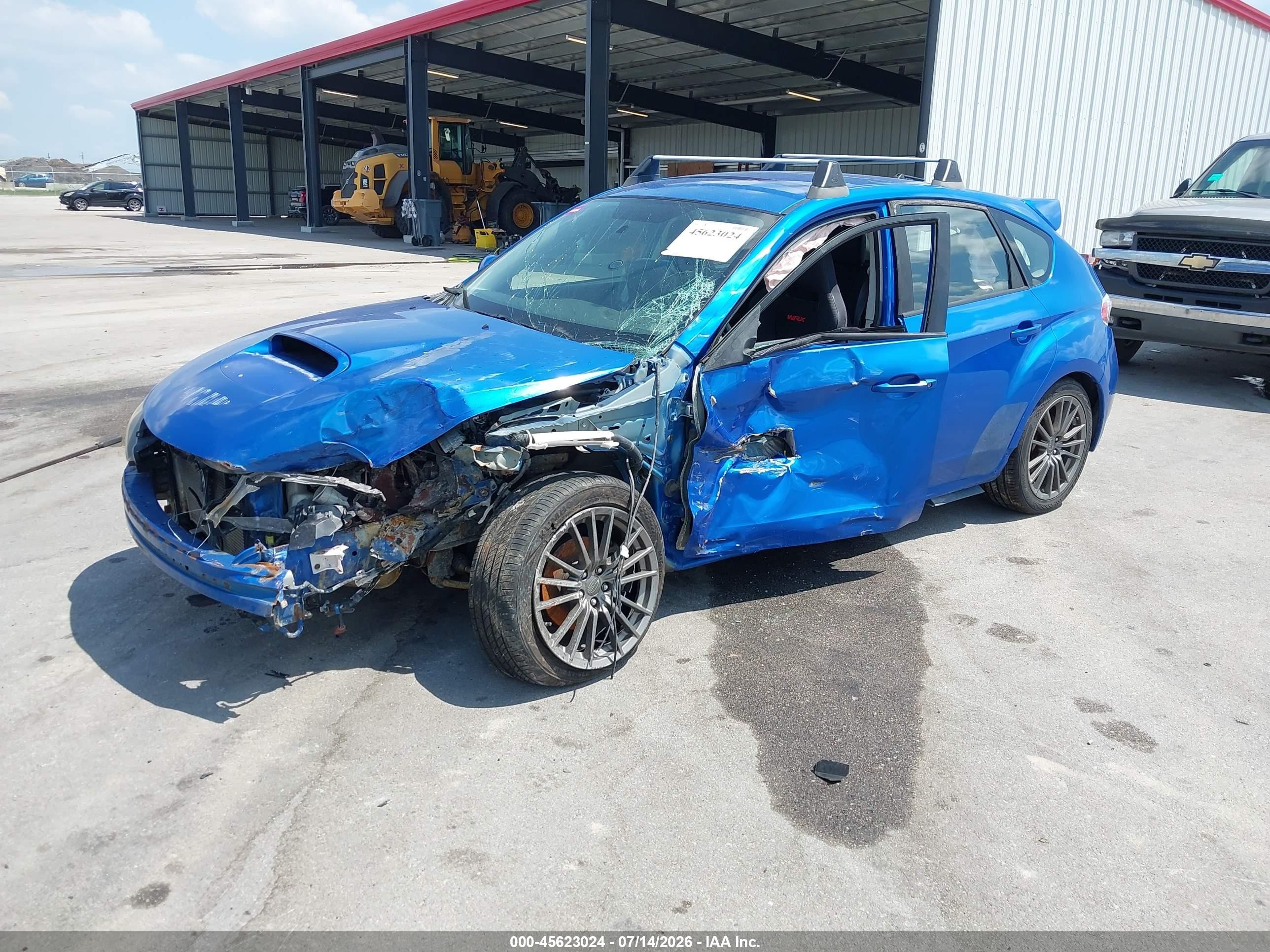 2011 Subaru Impreza Wrx Blue vin: JF1GR7E63BG807574