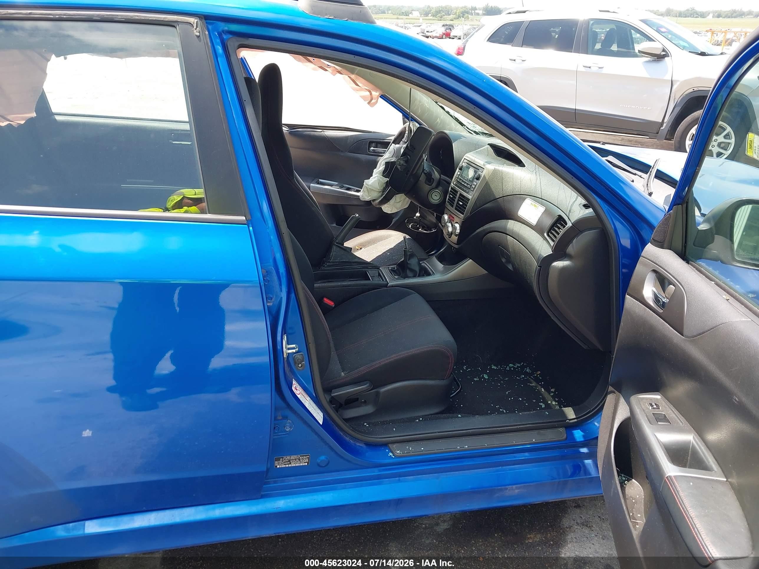 2011 Subaru Impreza Wrx Blue vin: JF1GR7E63BG807574