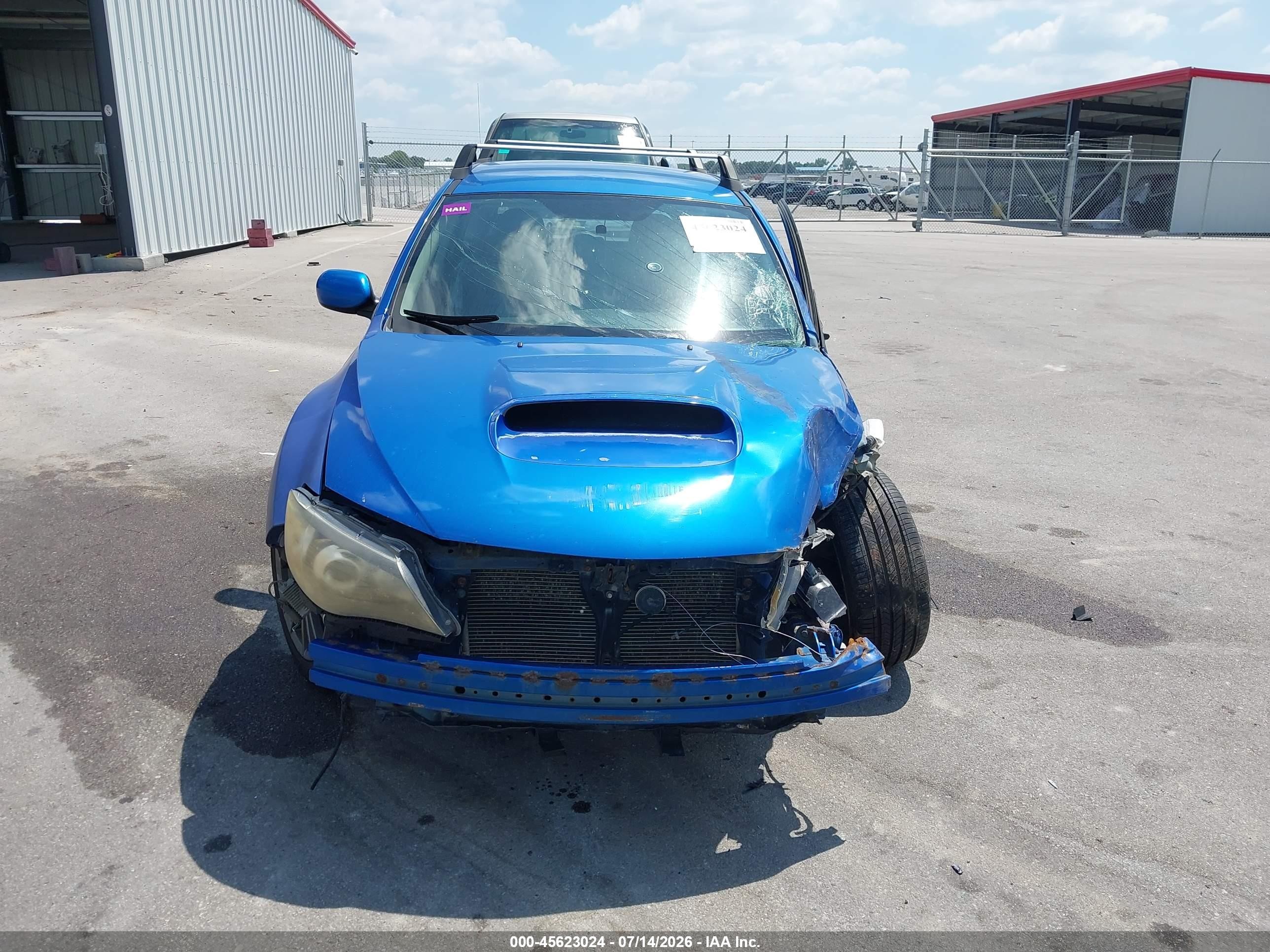 2011 Subaru Impreza Wrx Blue vin: JF1GR7E63BG807574