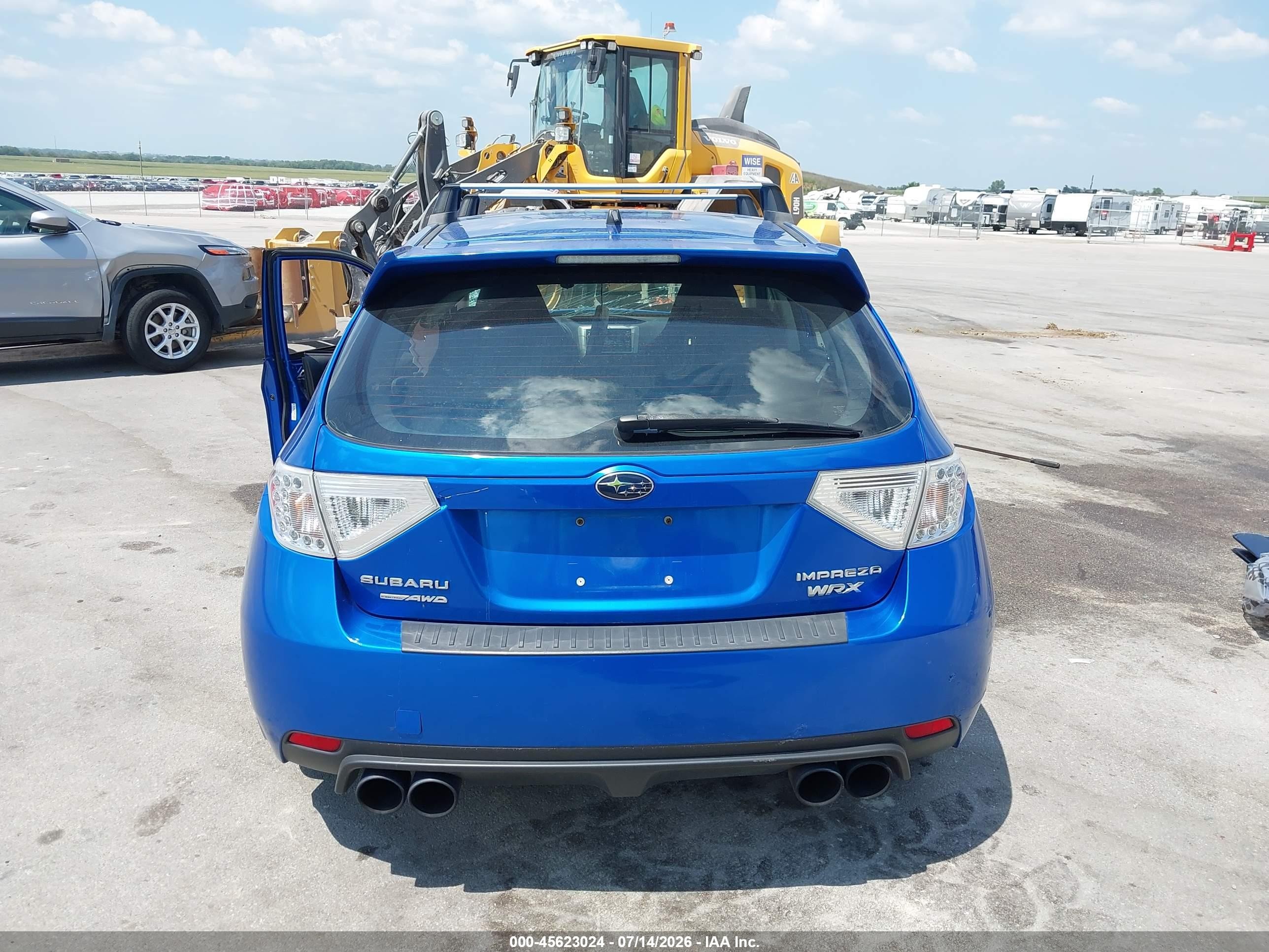2011 Subaru Impreza Wrx Blue vin: JF1GR7E63BG807574
