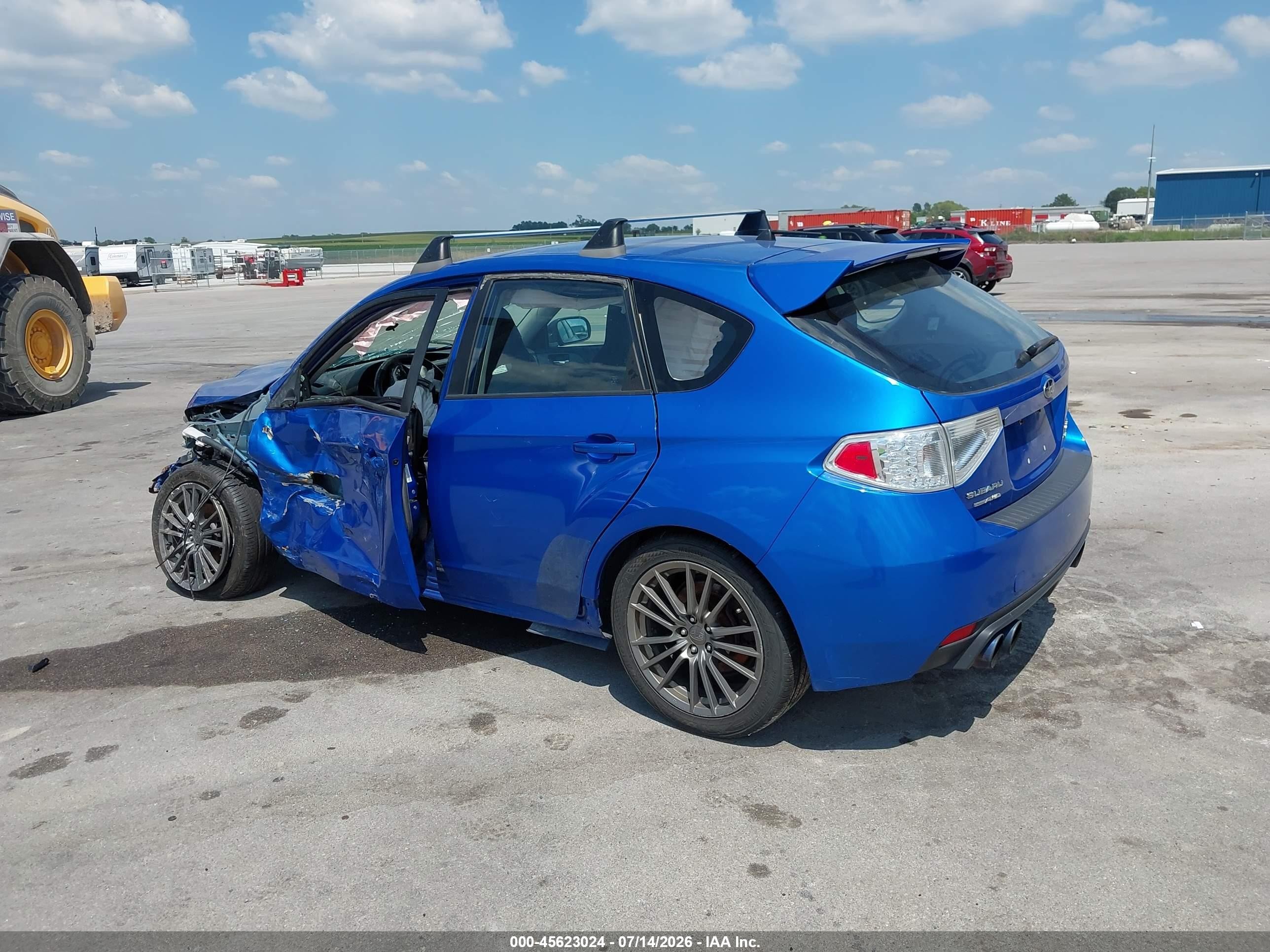 2011 Subaru Impreza Wrx Blue vin: JF1GR7E63BG807574