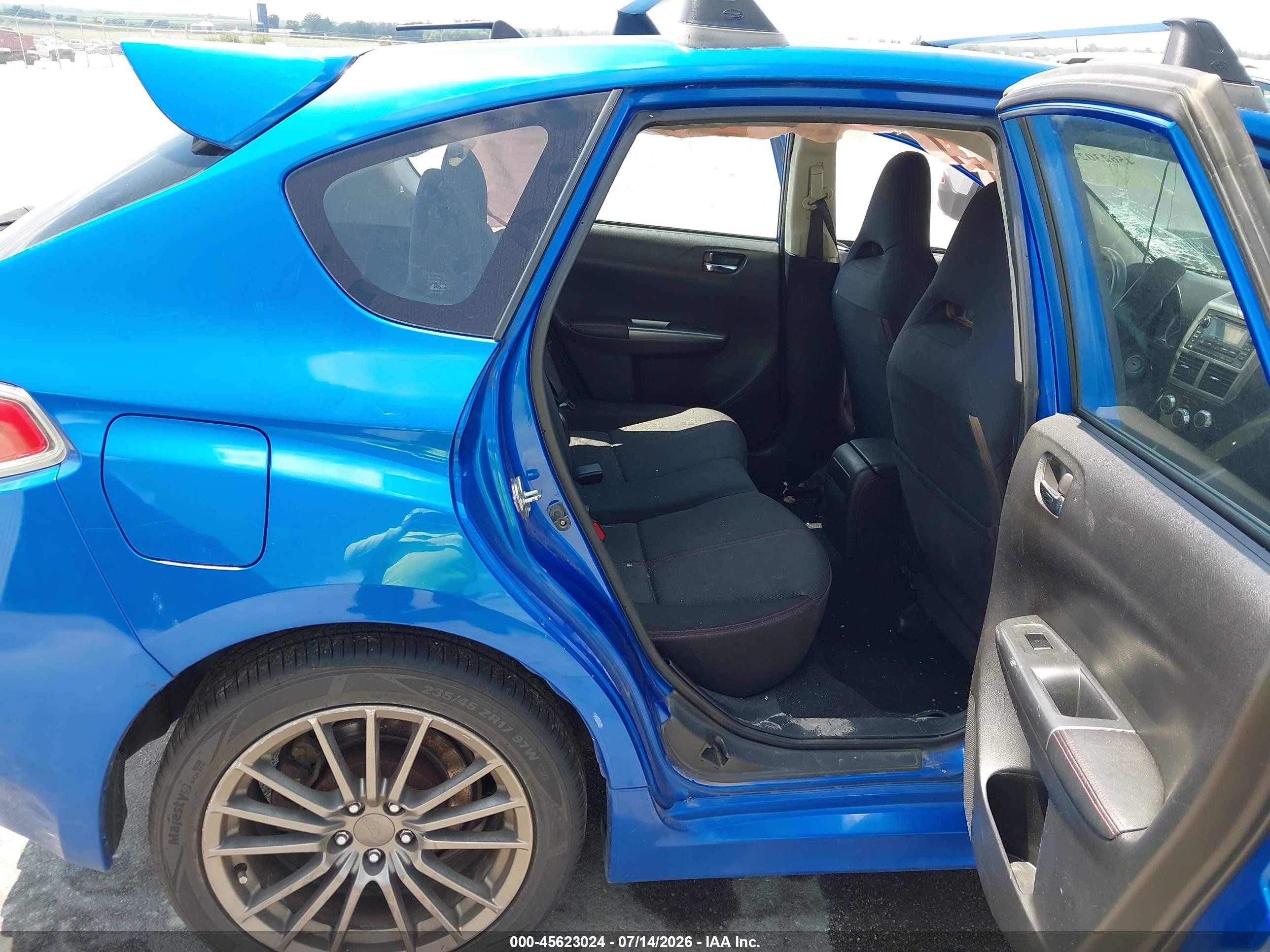 2011 Subaru Impreza Wrx Blue vin: JF1GR7E63BG807574