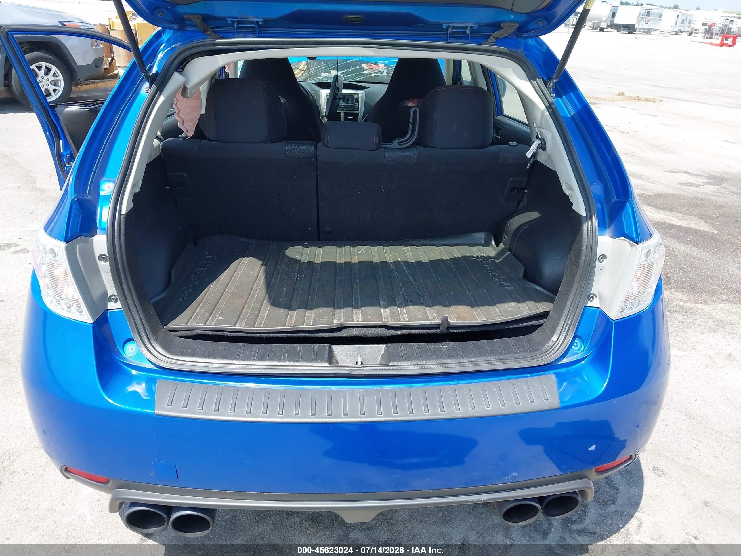 2011 Subaru Impreza Wrx Blue vin: JF1GR7E63BG807574