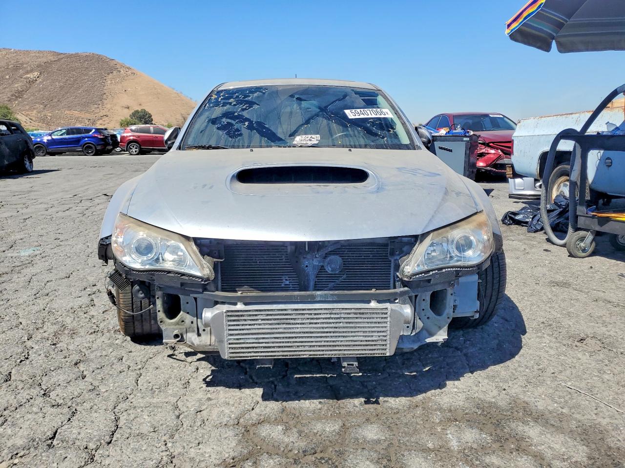2013 Subaru Impreza Wrx Silver vin: JF1GR7E63DG822322